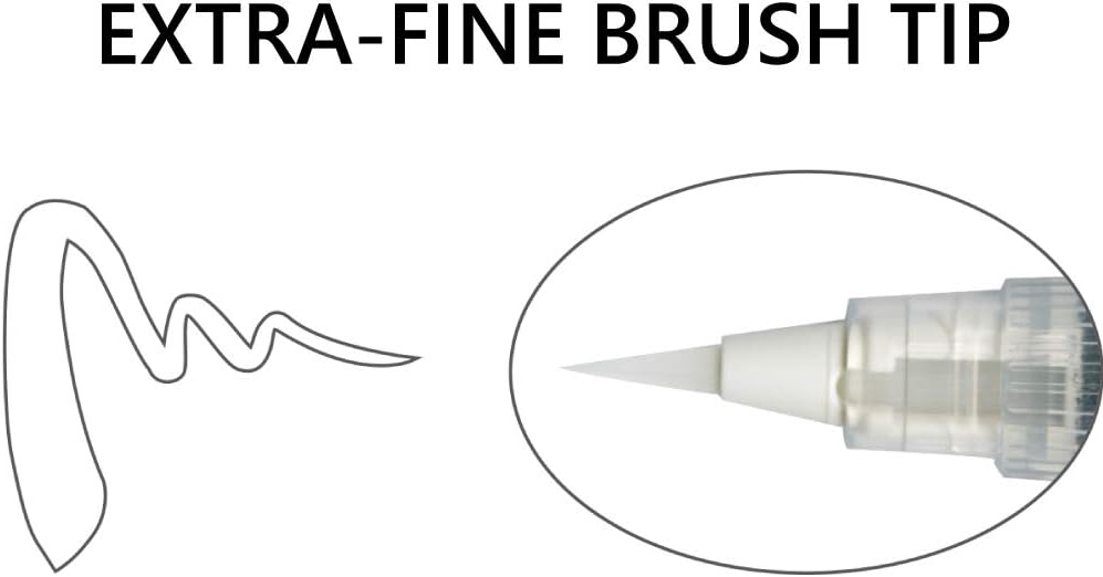 ZIG Brush Pen White Ultra Fine