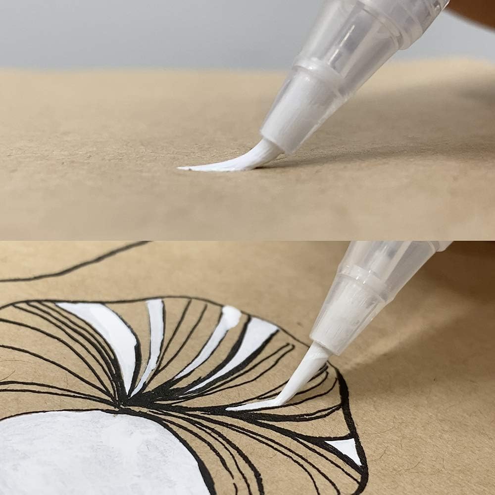 ZIG Brush Pen White Ultra Fine