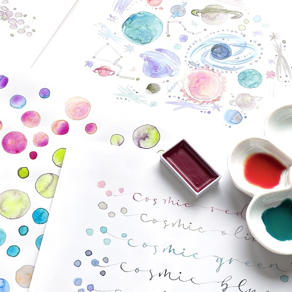 Gansai Tambi Granulating Colors 2, 5-Color Set