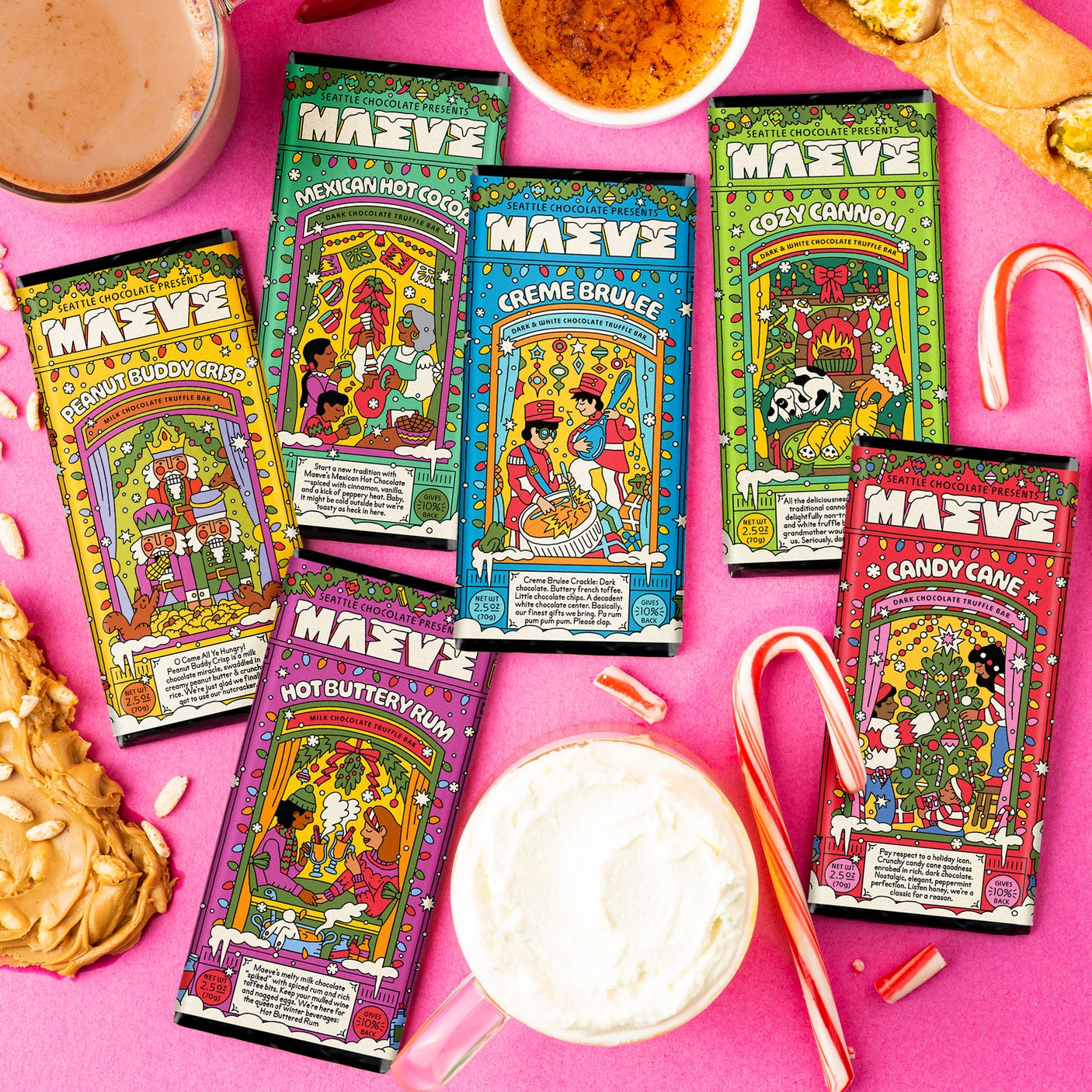 Maeve Holiday Truffle Bars