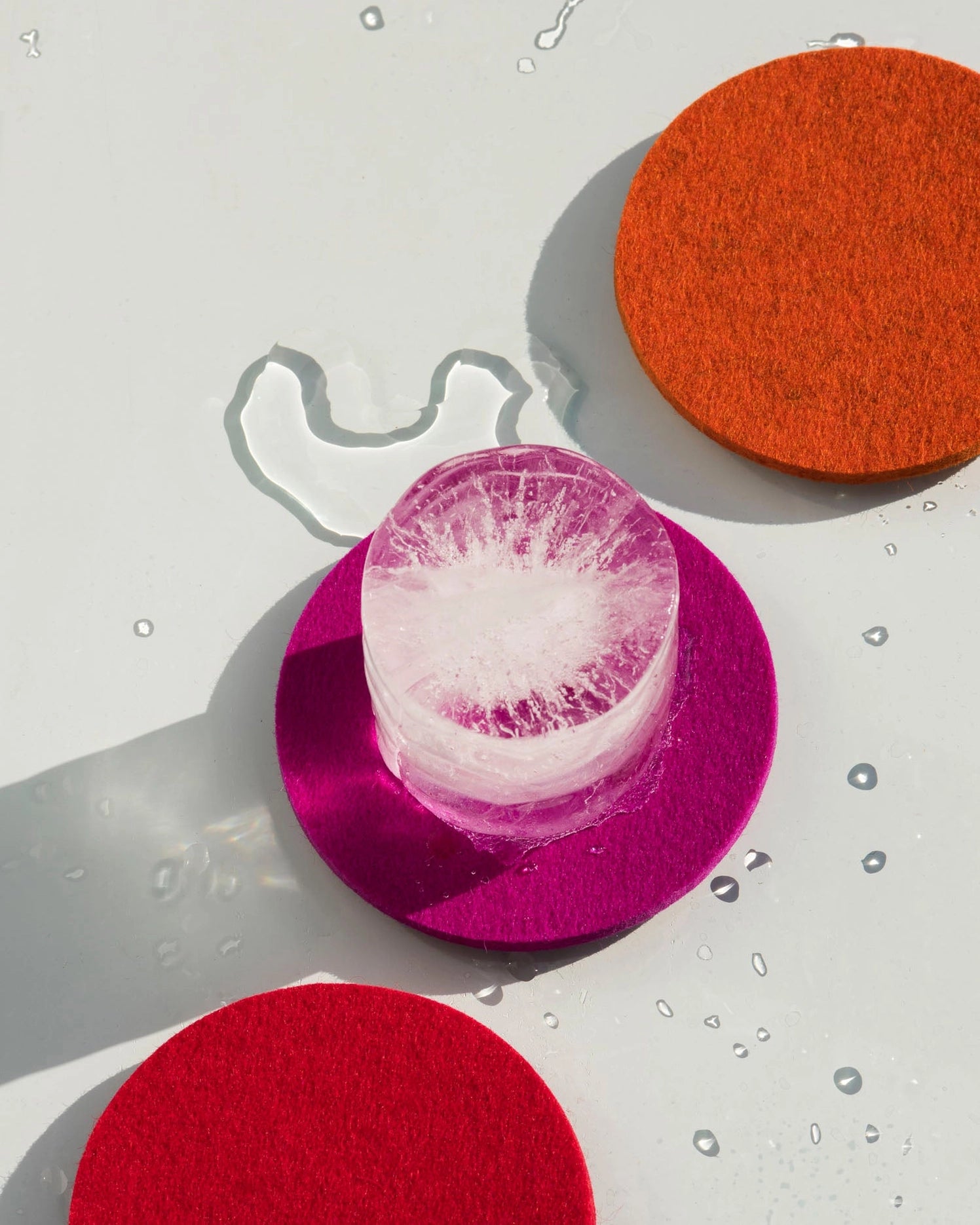 Wool Coasters, 4 Pack