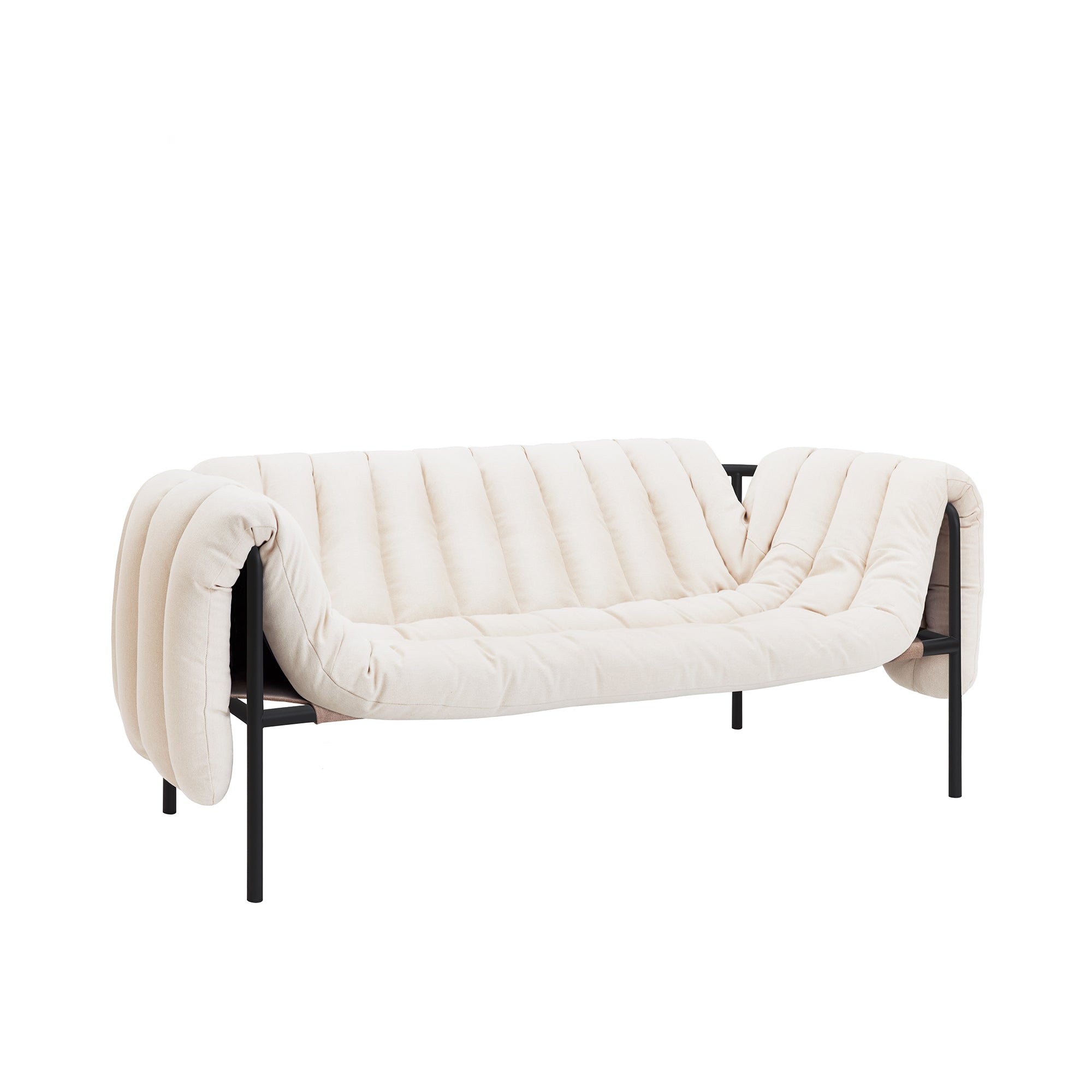 Puffy Sofa, Black Grey