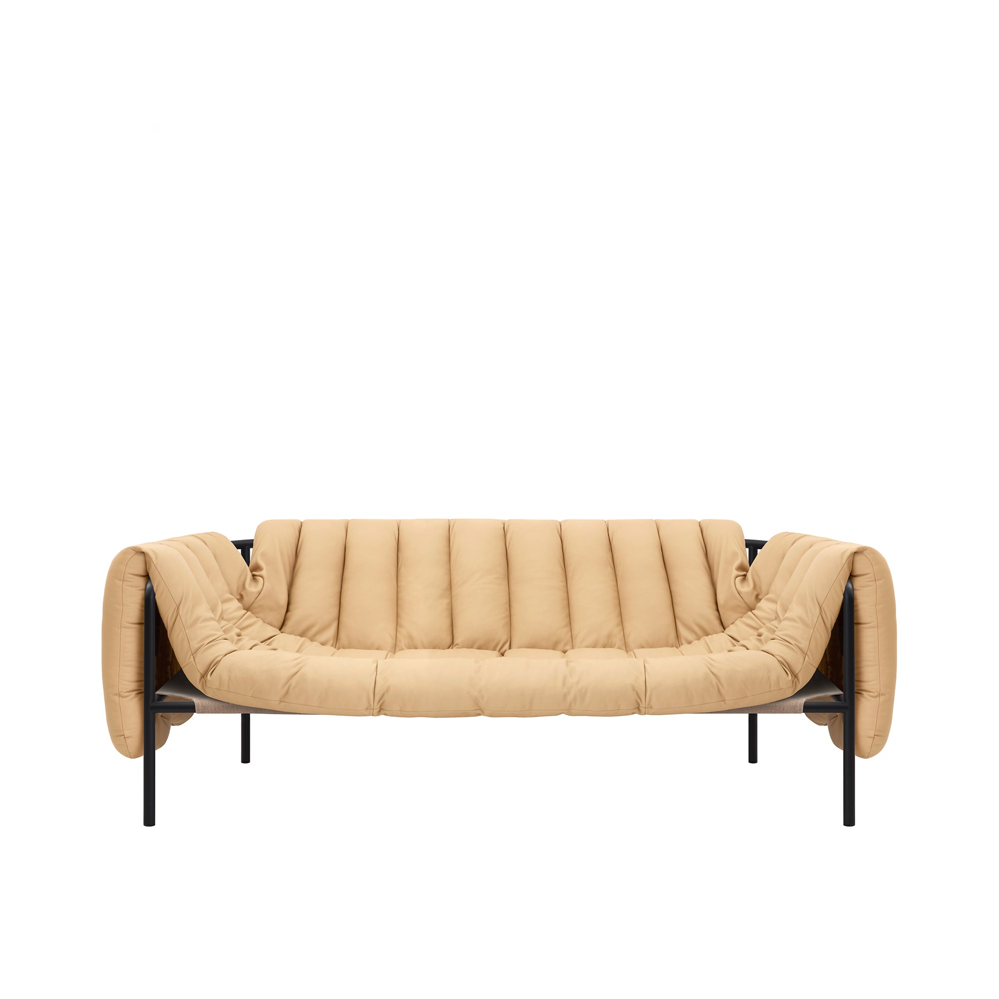 Puffy Sofa, Black Grey
