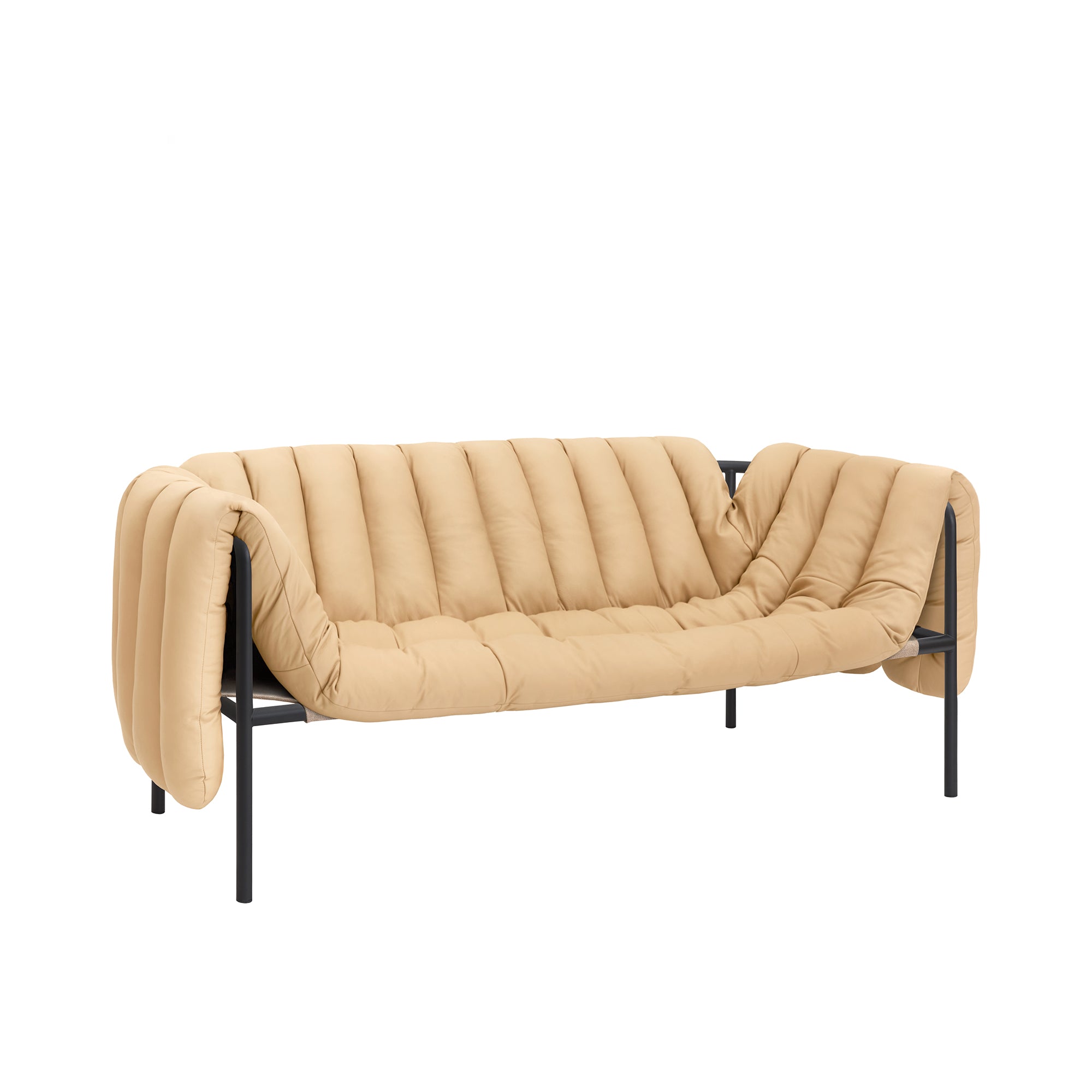 Puffy Sofa, Black Grey