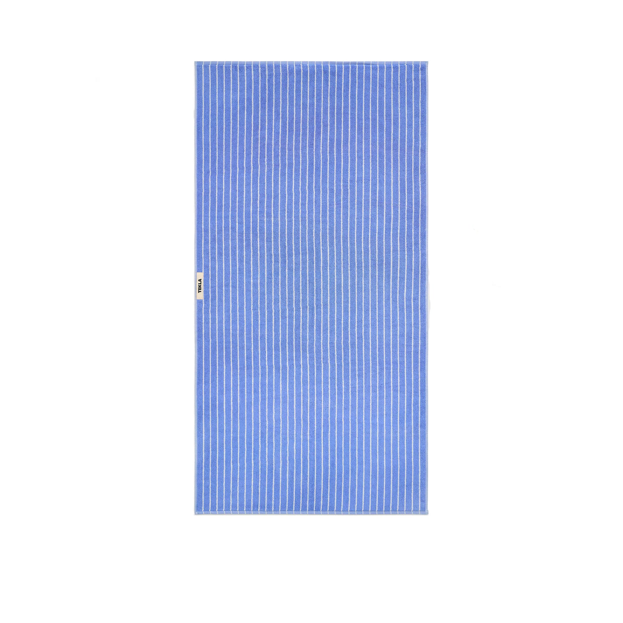 Clear Blue Striped Terry Towel