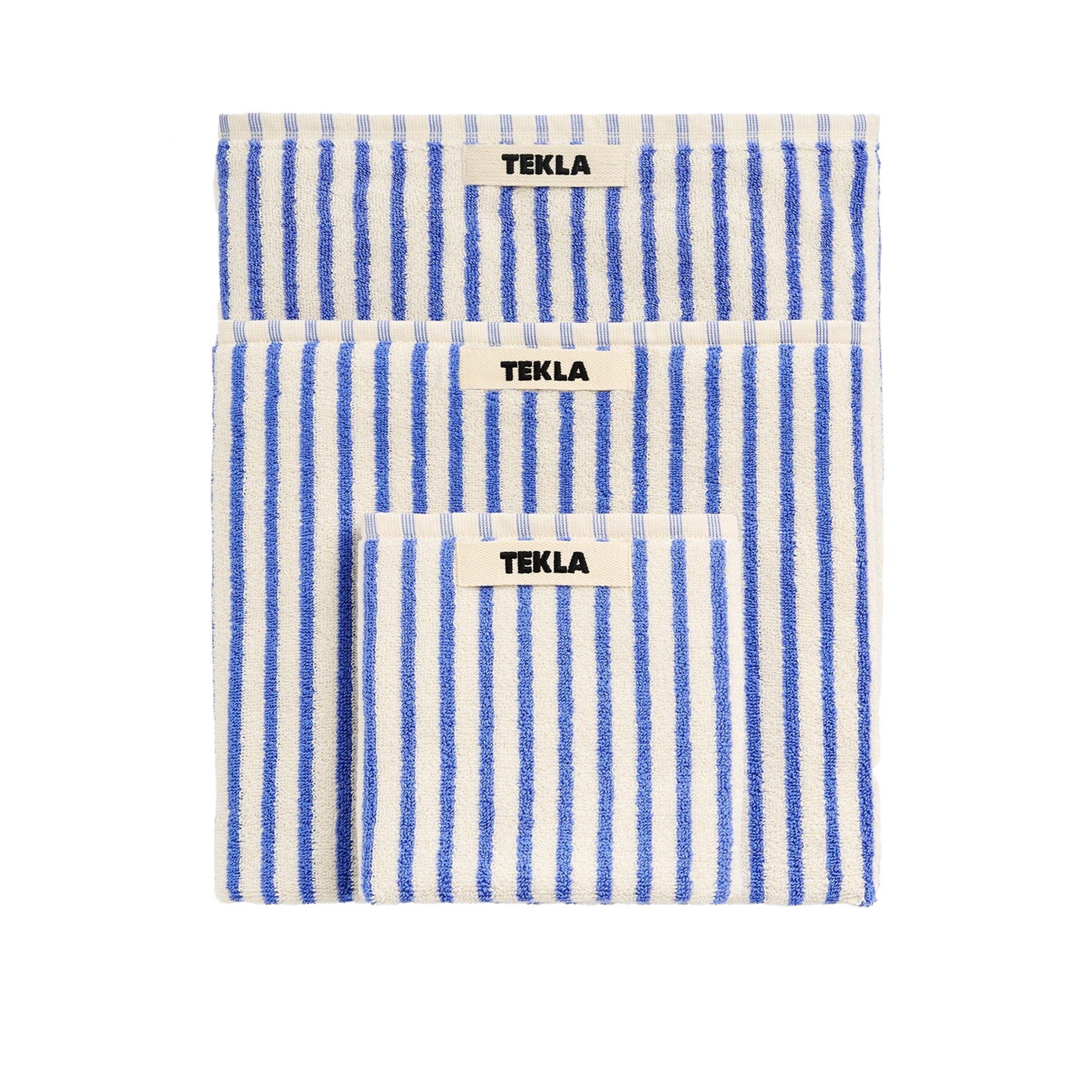 Coastal Blue Striped Terry Towel