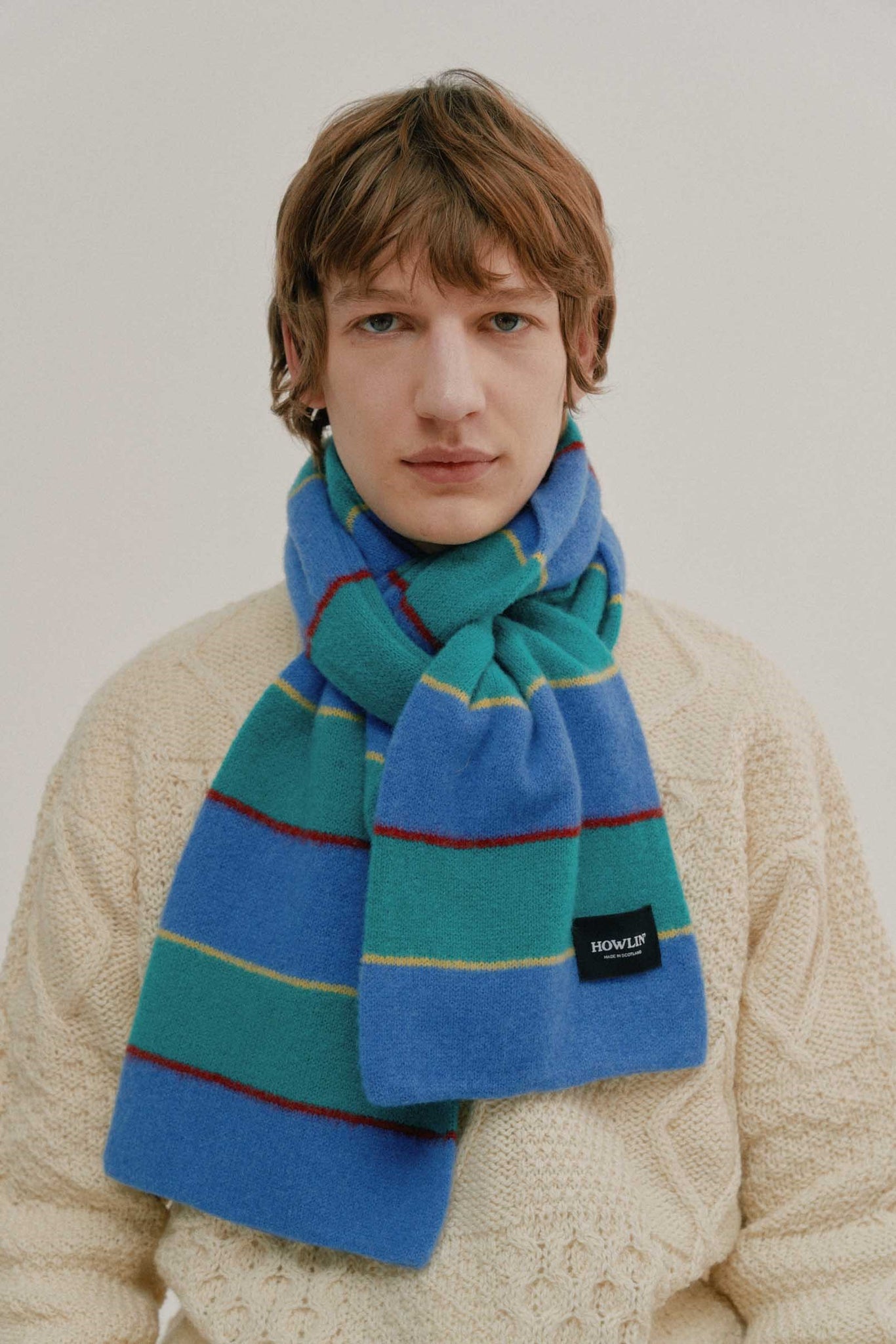 College Scarf, Blue Lover