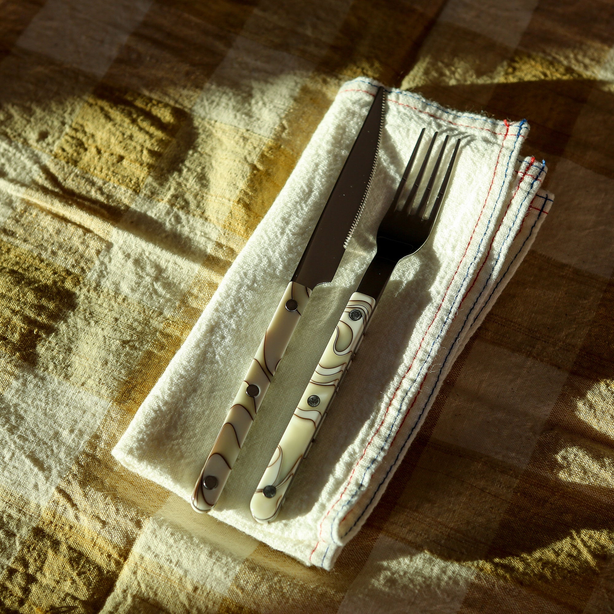 Bistrot Flatware, Ivory Dune, 4pc