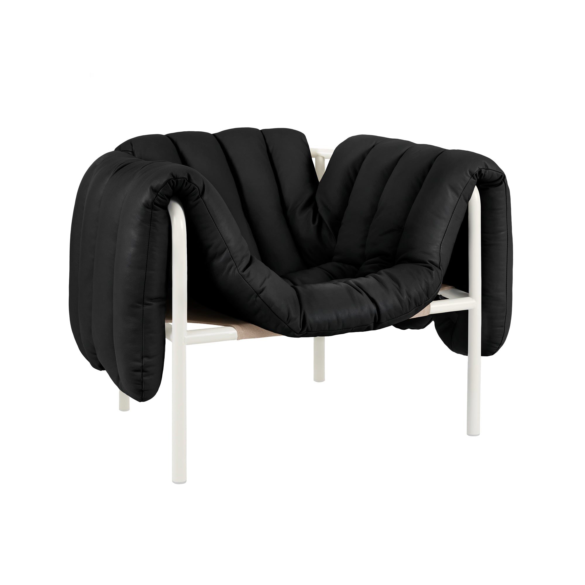 Puffy Lounge Chair, Cream