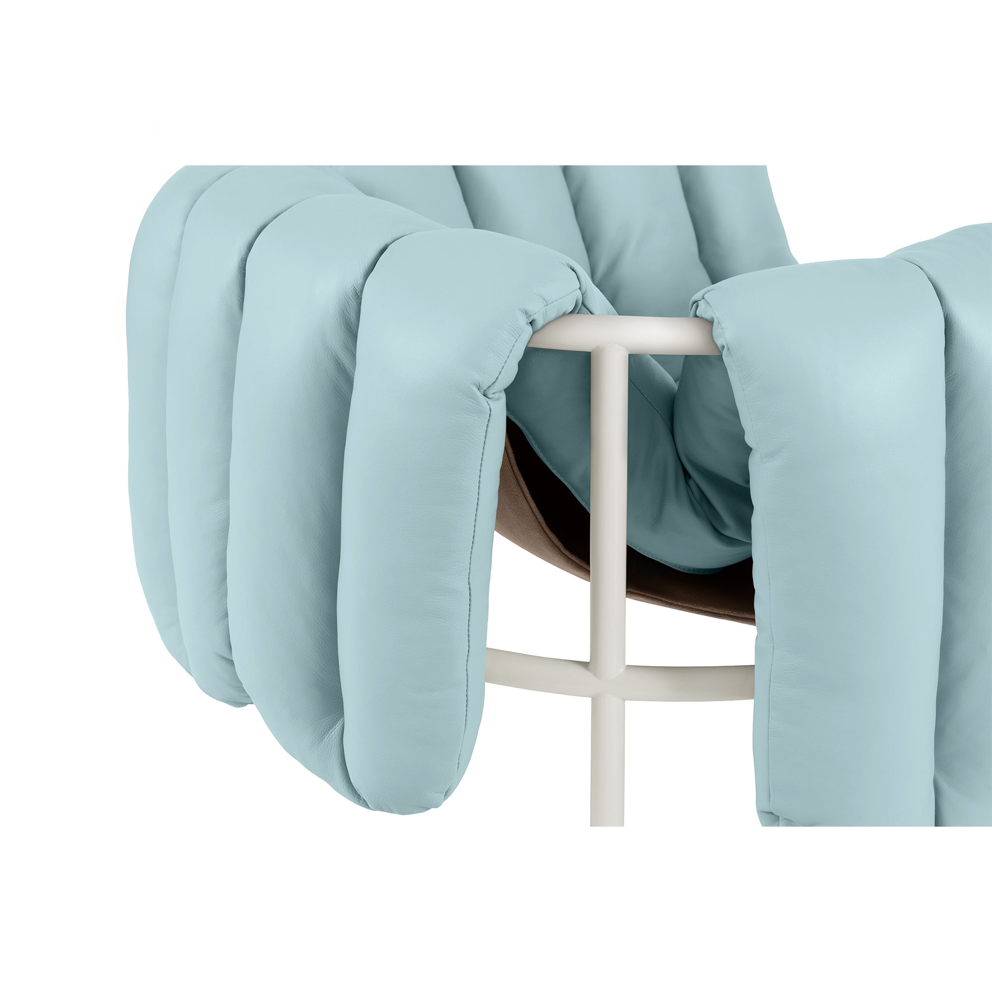 Puffy Lounge Chair, Cream