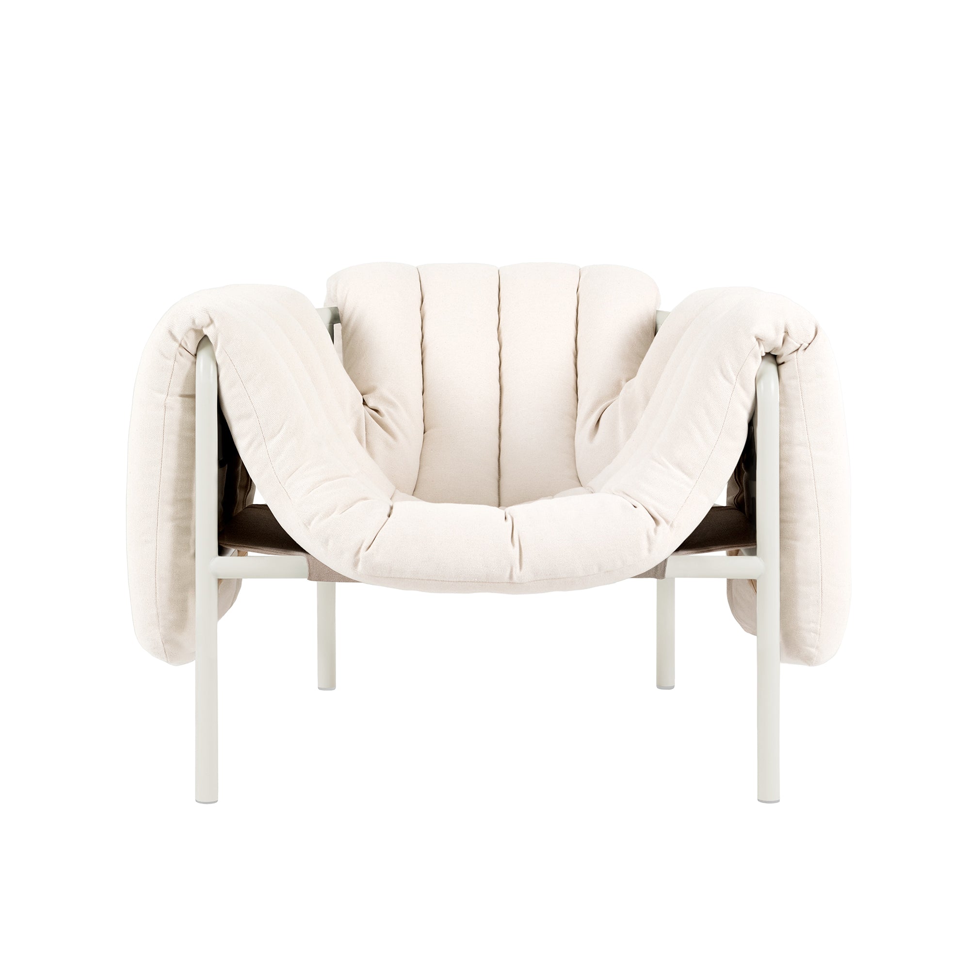 Puffy Lounge Chair, Cream