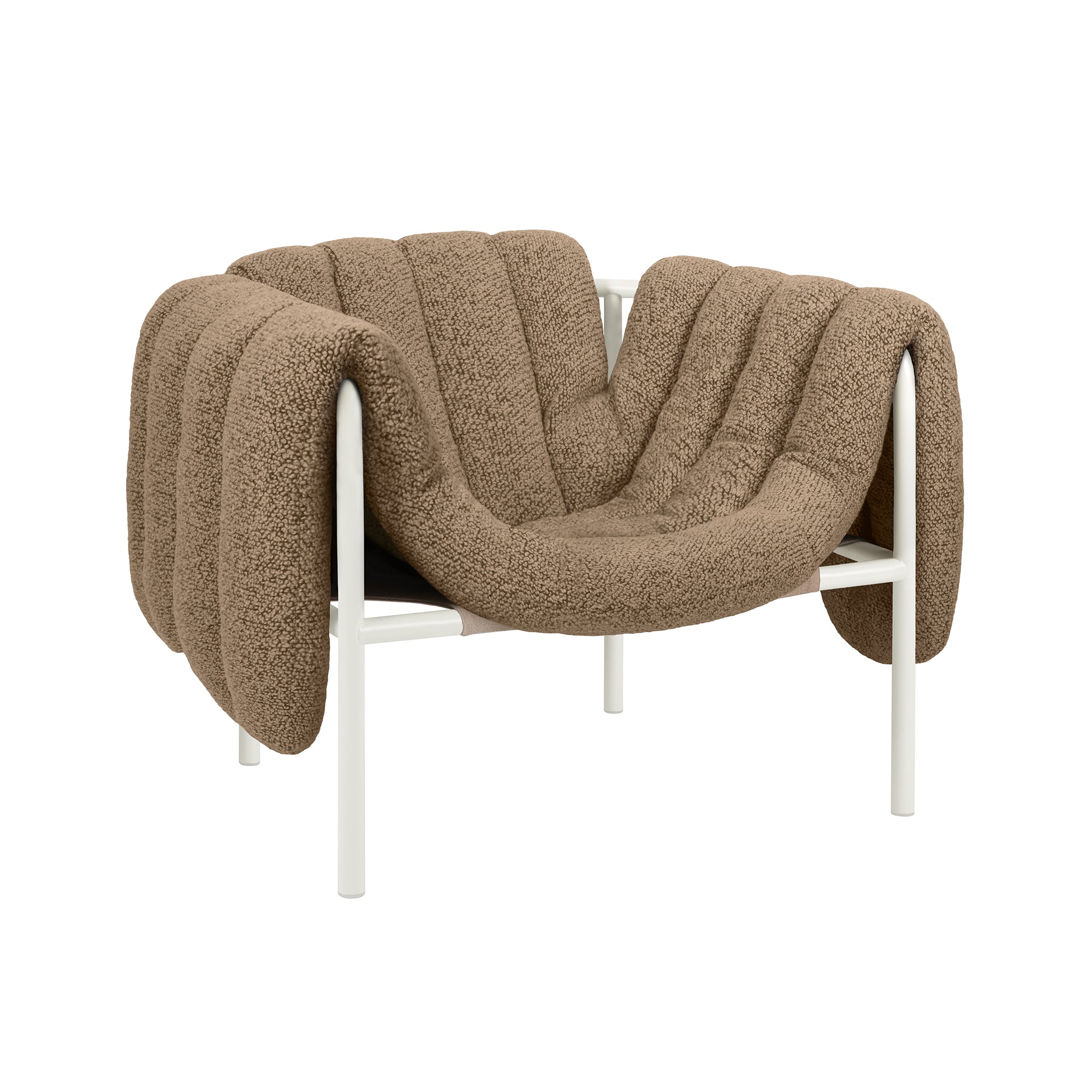 Puffy Lounge Chair, Cream