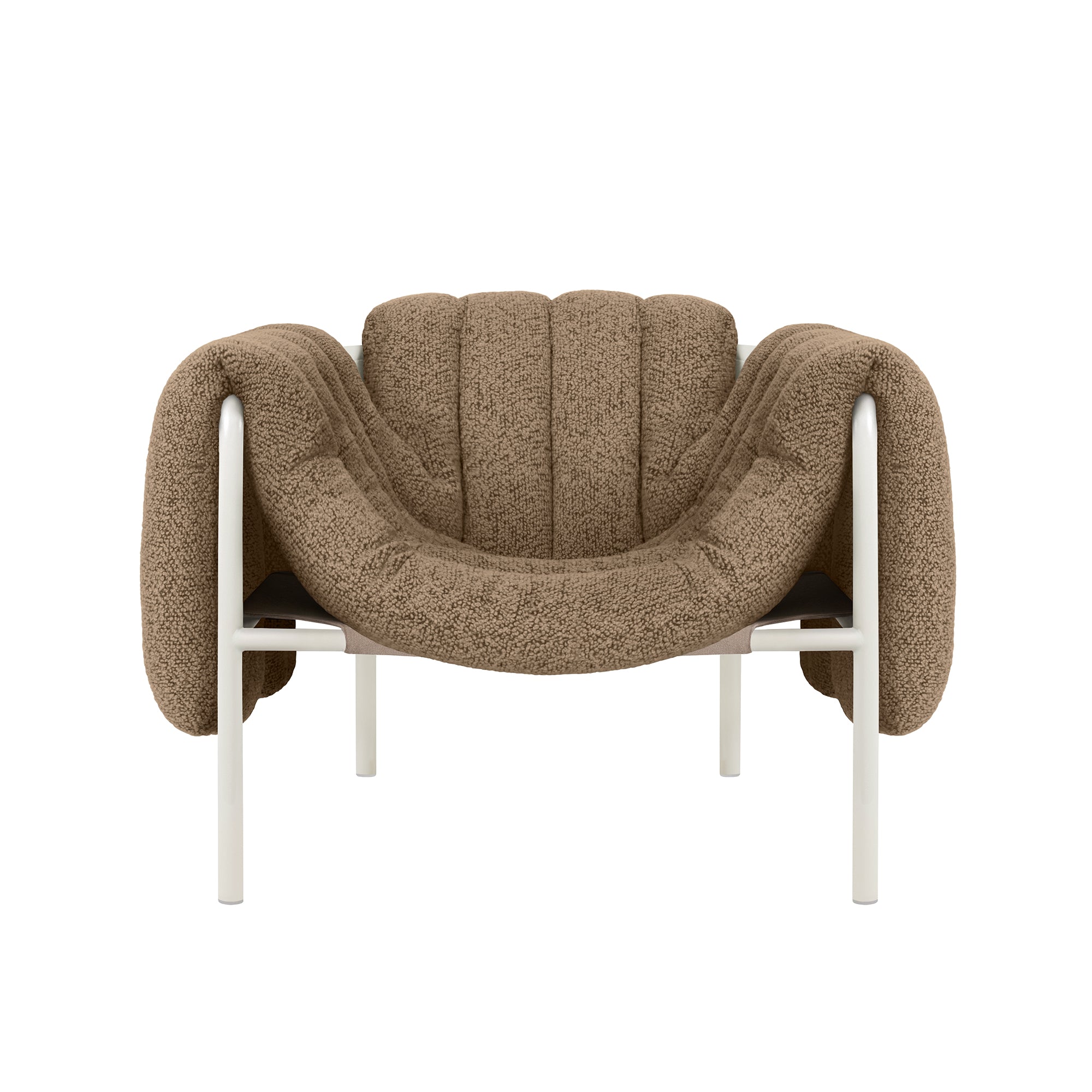 Puffy Lounge Chair, Cream