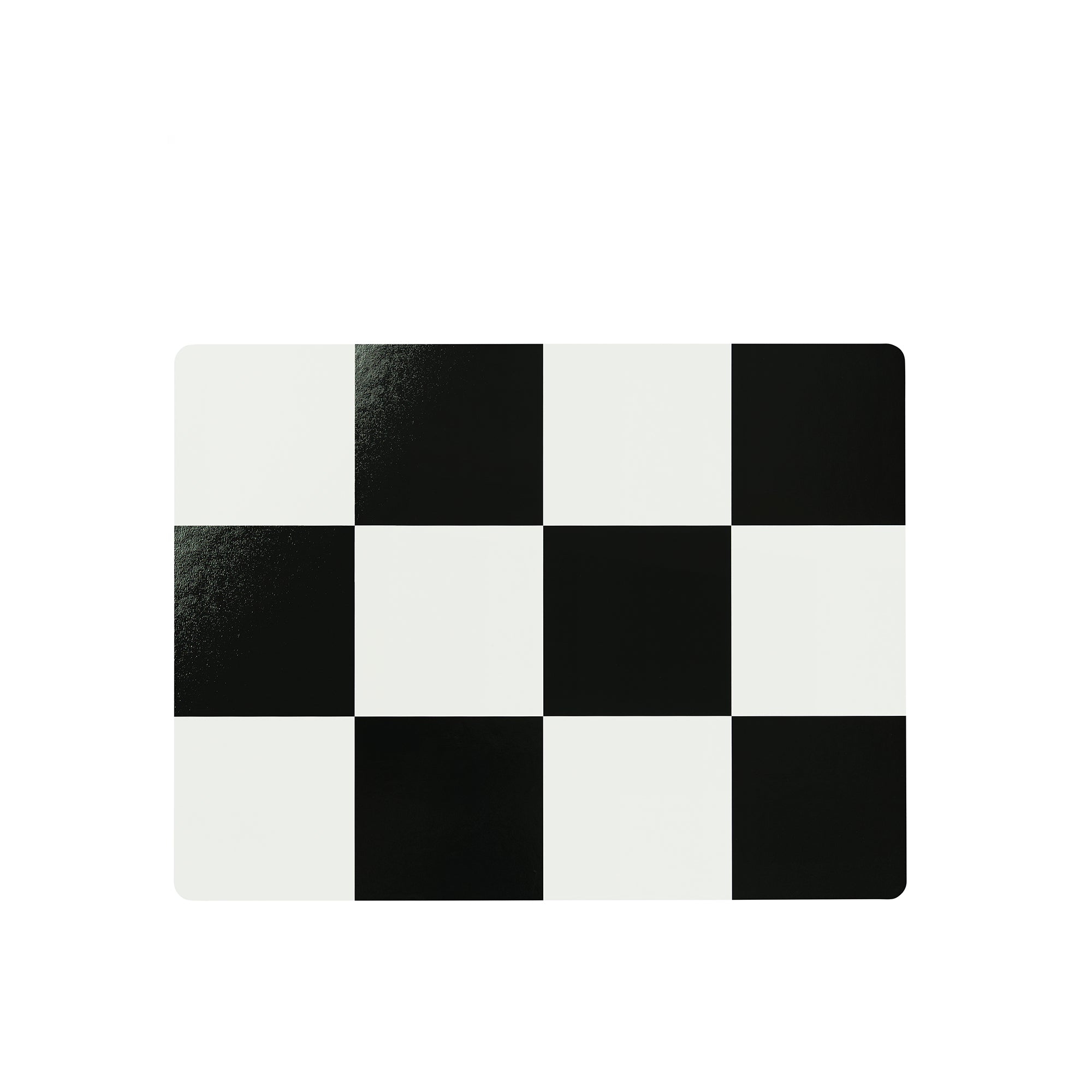 Check Placemat, Cream + Black, Set of 2