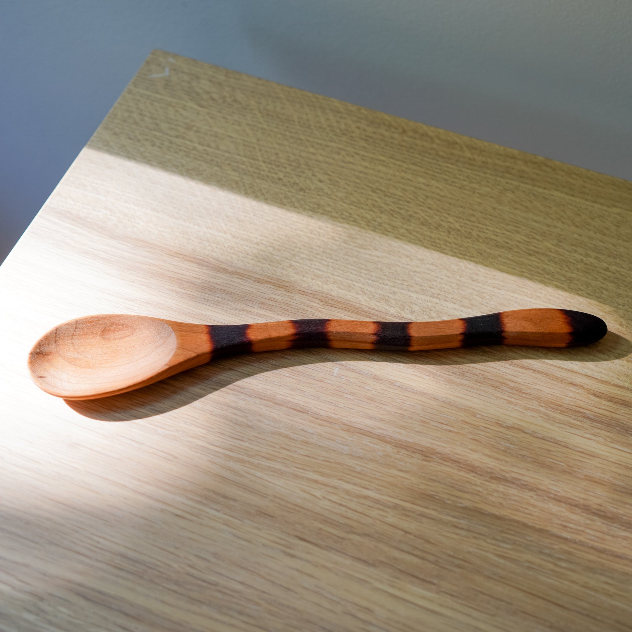 Cherry Wood Little Wiggle Cat Tail Spoon