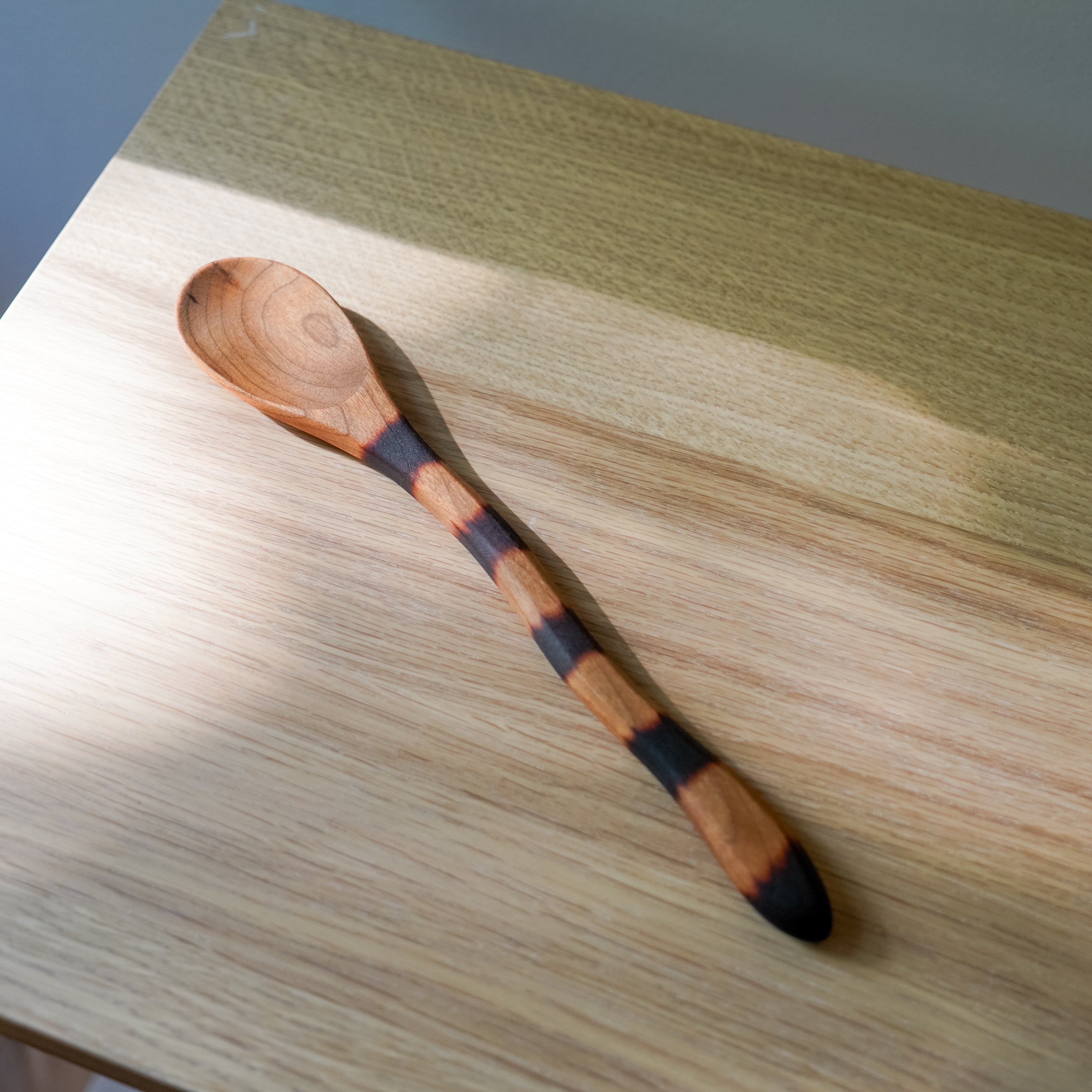 Cherry Wood Little Wiggle Cat Tail Spoon