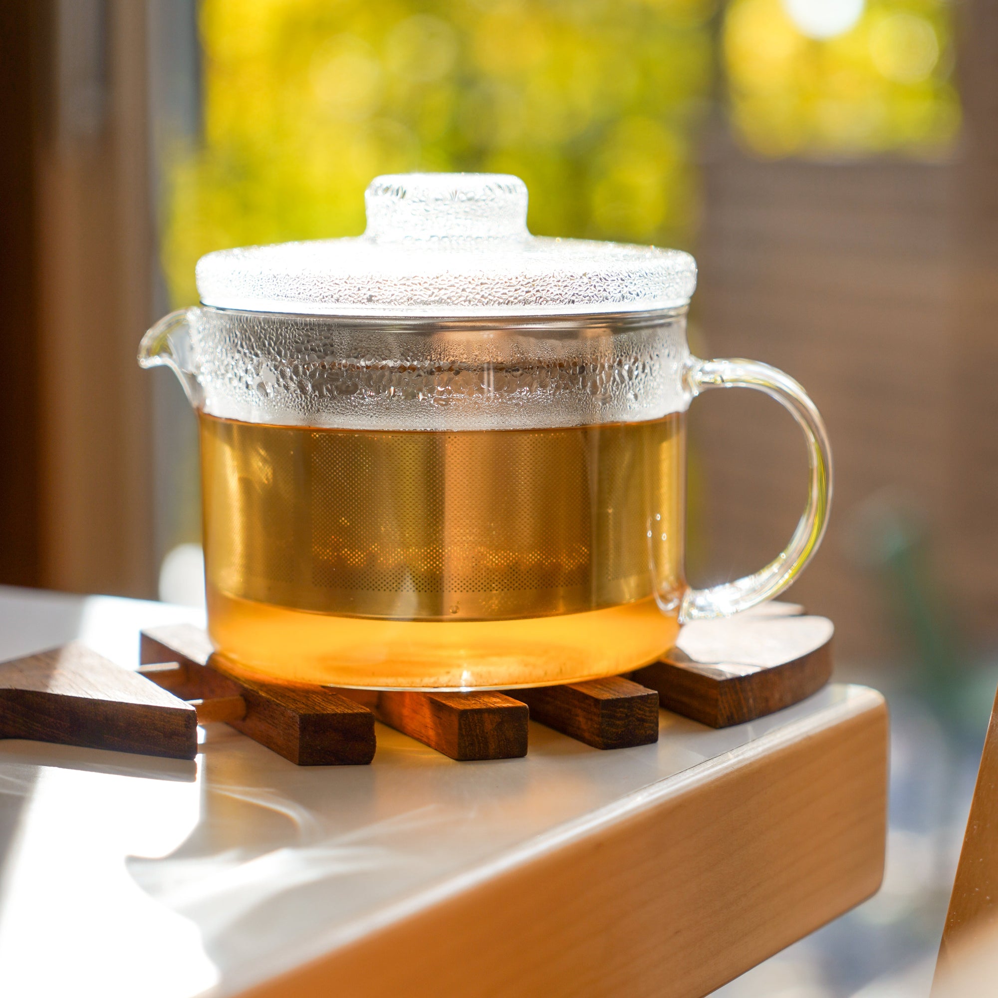 Glass Tea Pot with Strainer