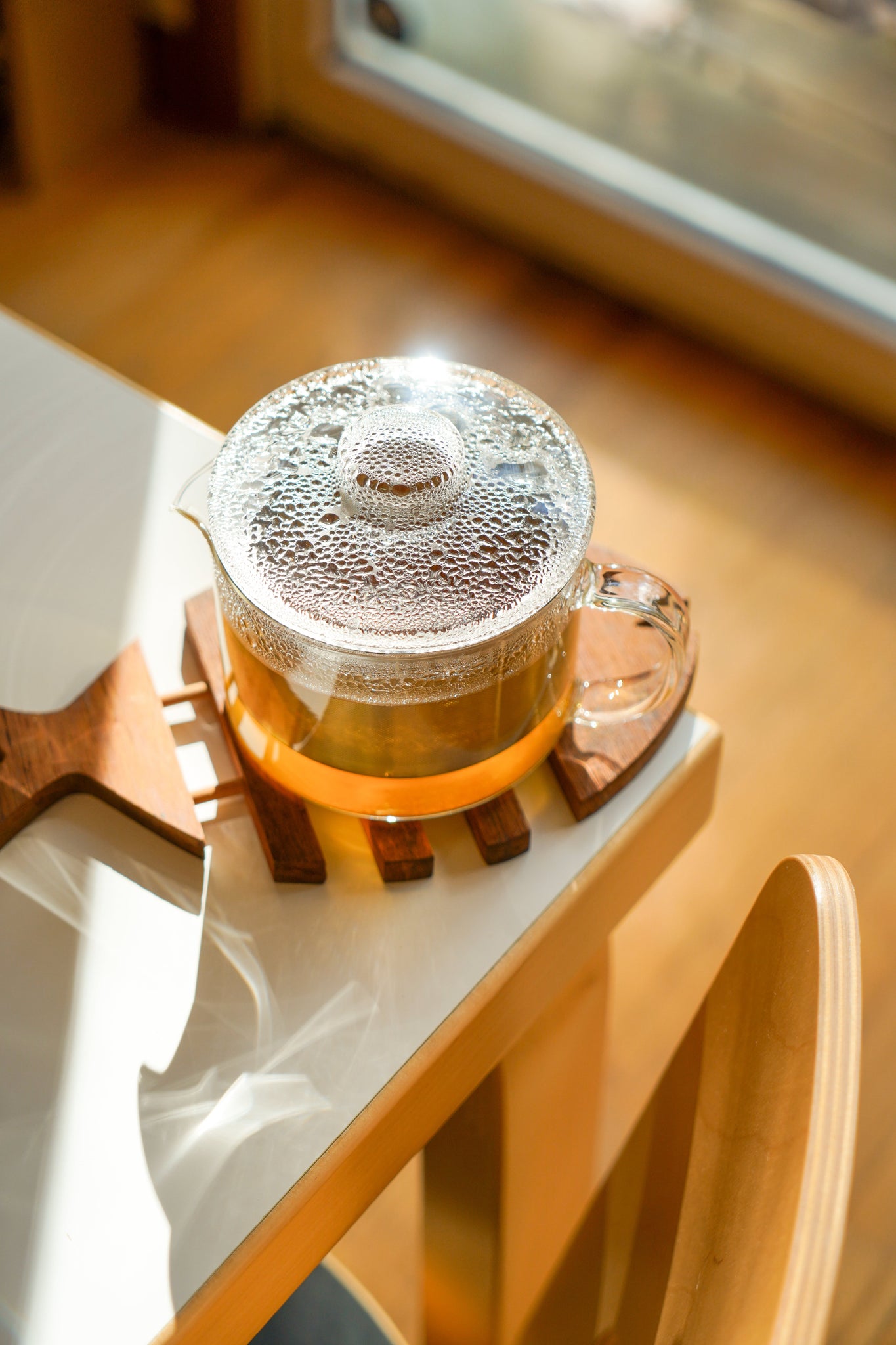 Glass Tea Pot with Strainer