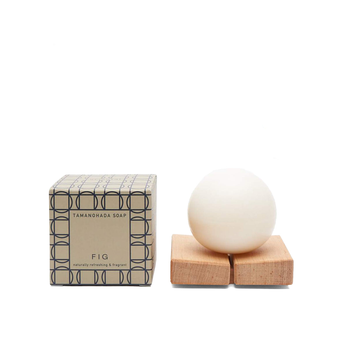 Tamanohada Round Soap - Fig