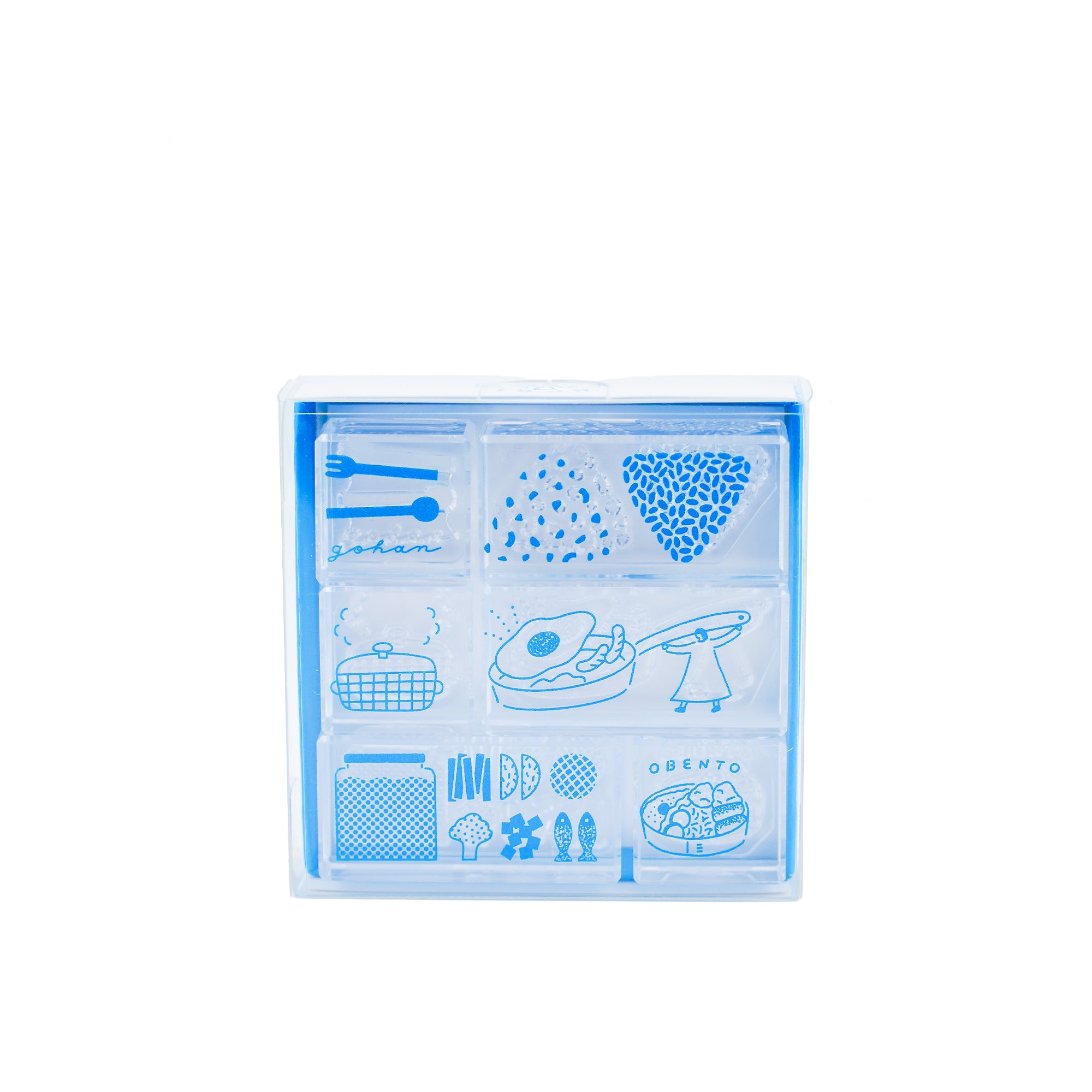 Kori Jirushi Crystal Clarity Stamps, 6 Set Box