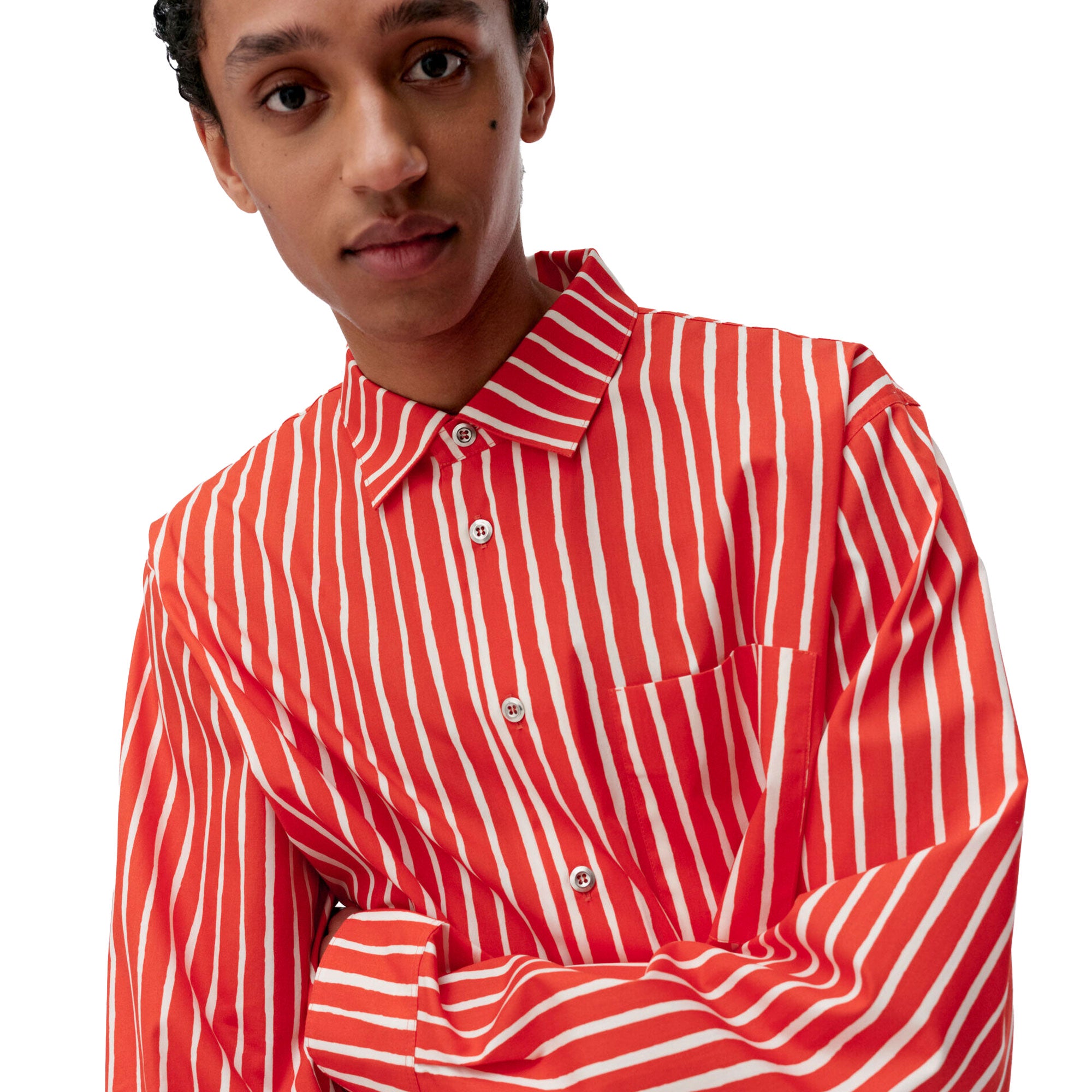 Jokapoika Shirt - Red + White