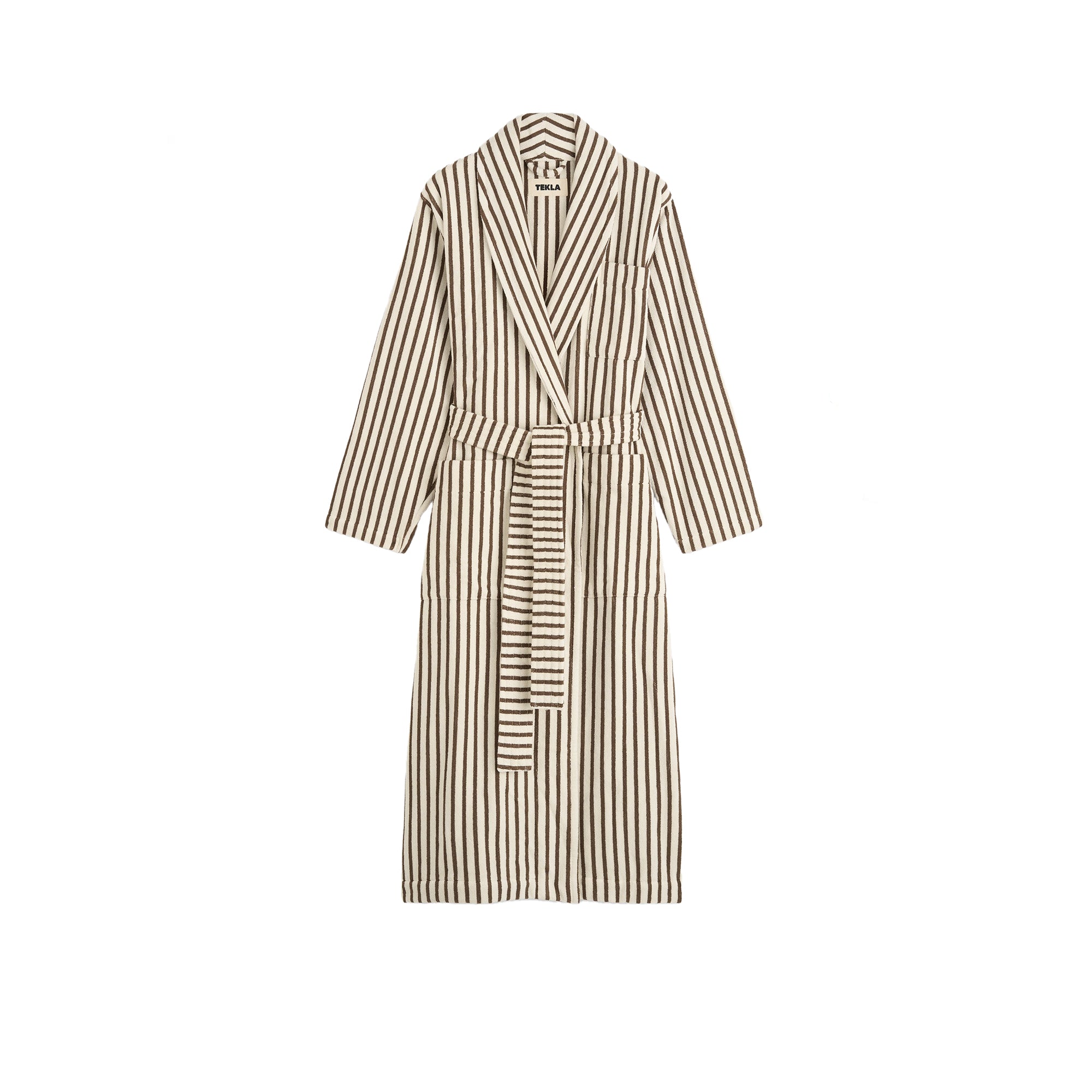 Kodiak Striped Classic Terry Bathrobe