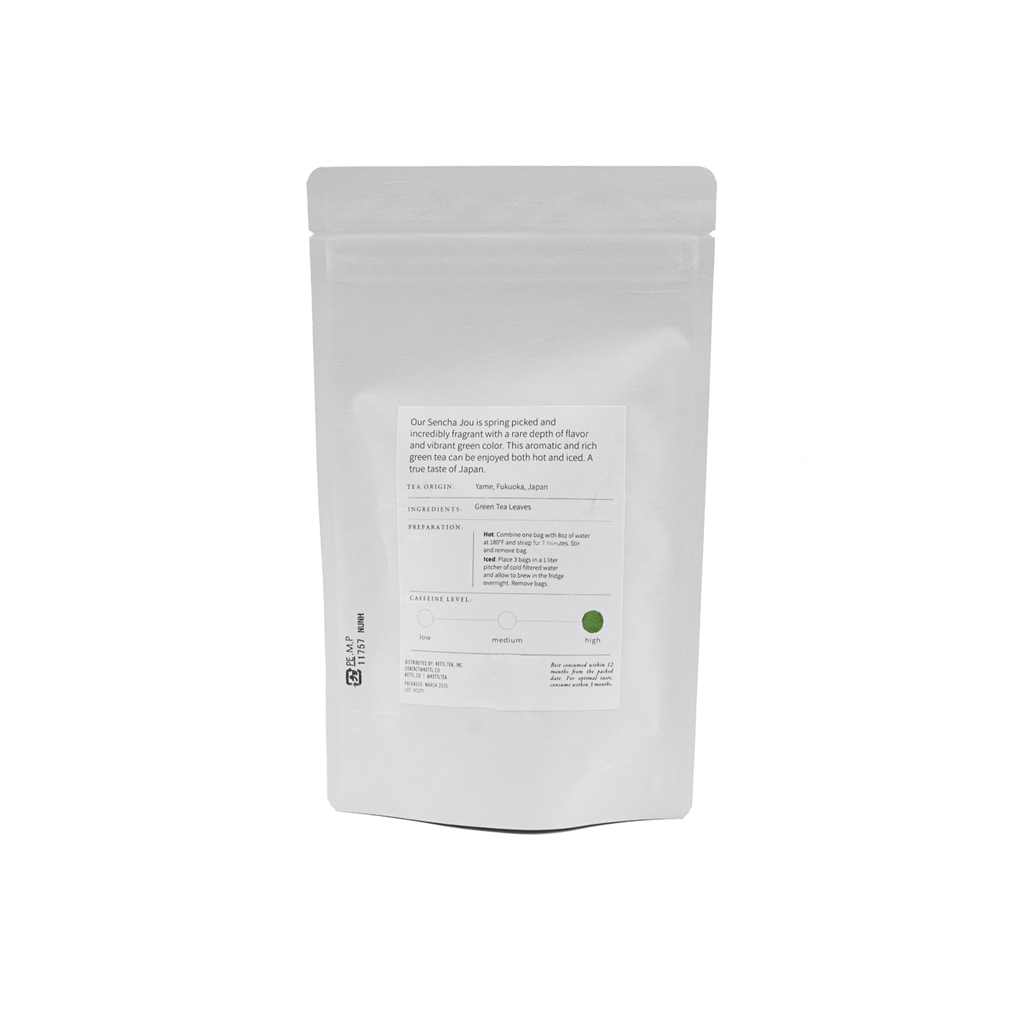 Sencha Green Tea, 12 Tea Bags