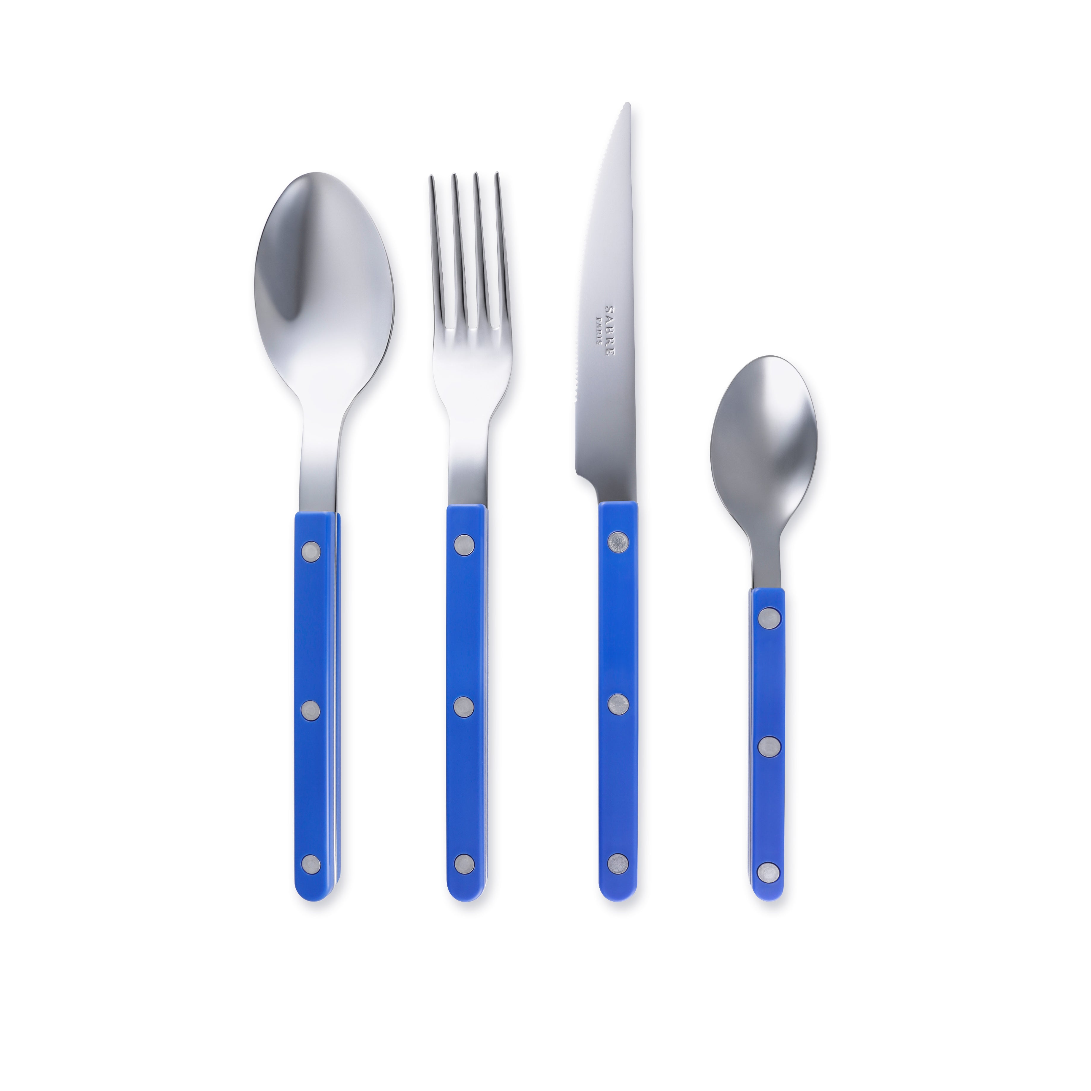 Bistrot Flatware, Lapis Blue, 4pc