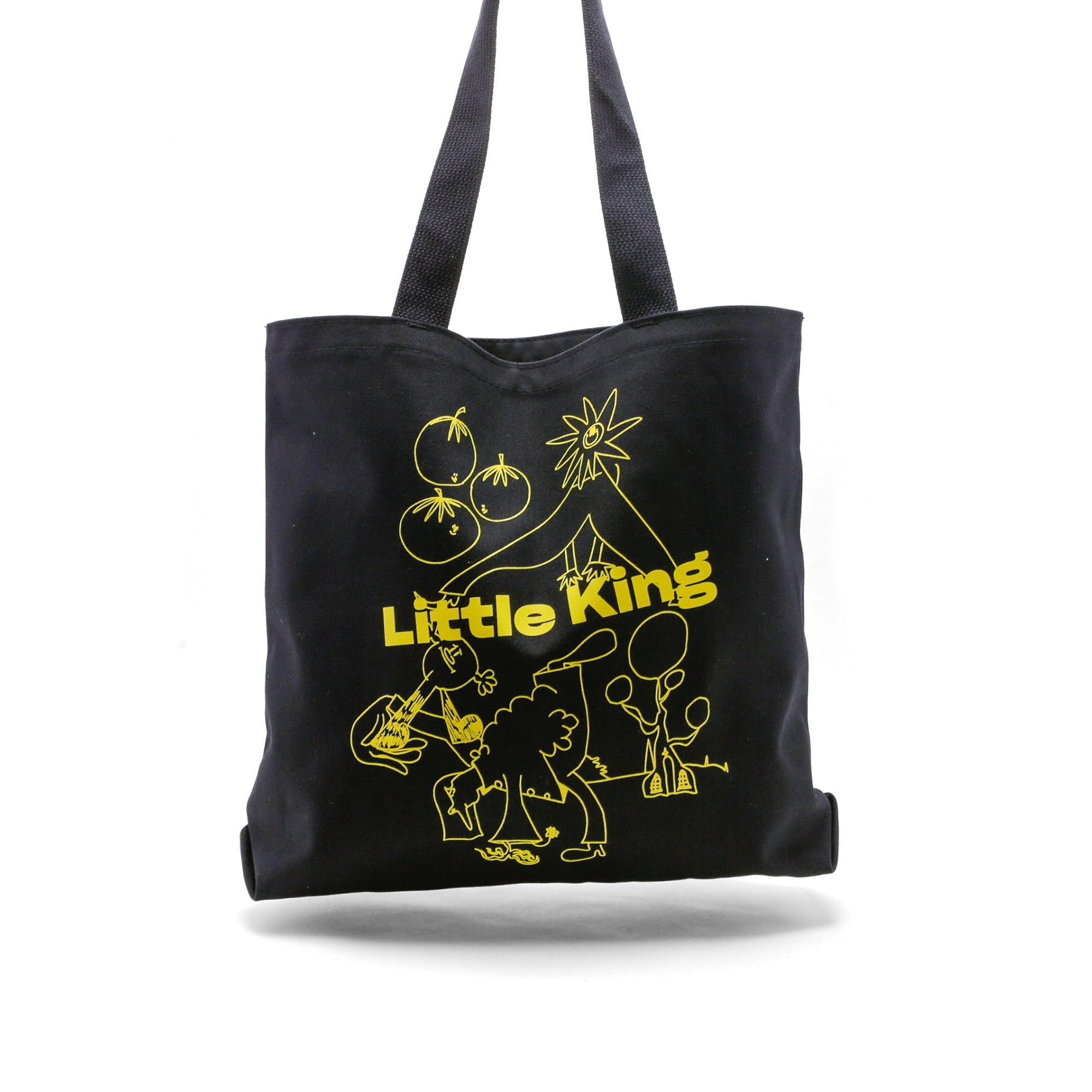 Sakari x Little King Black Tote Bag