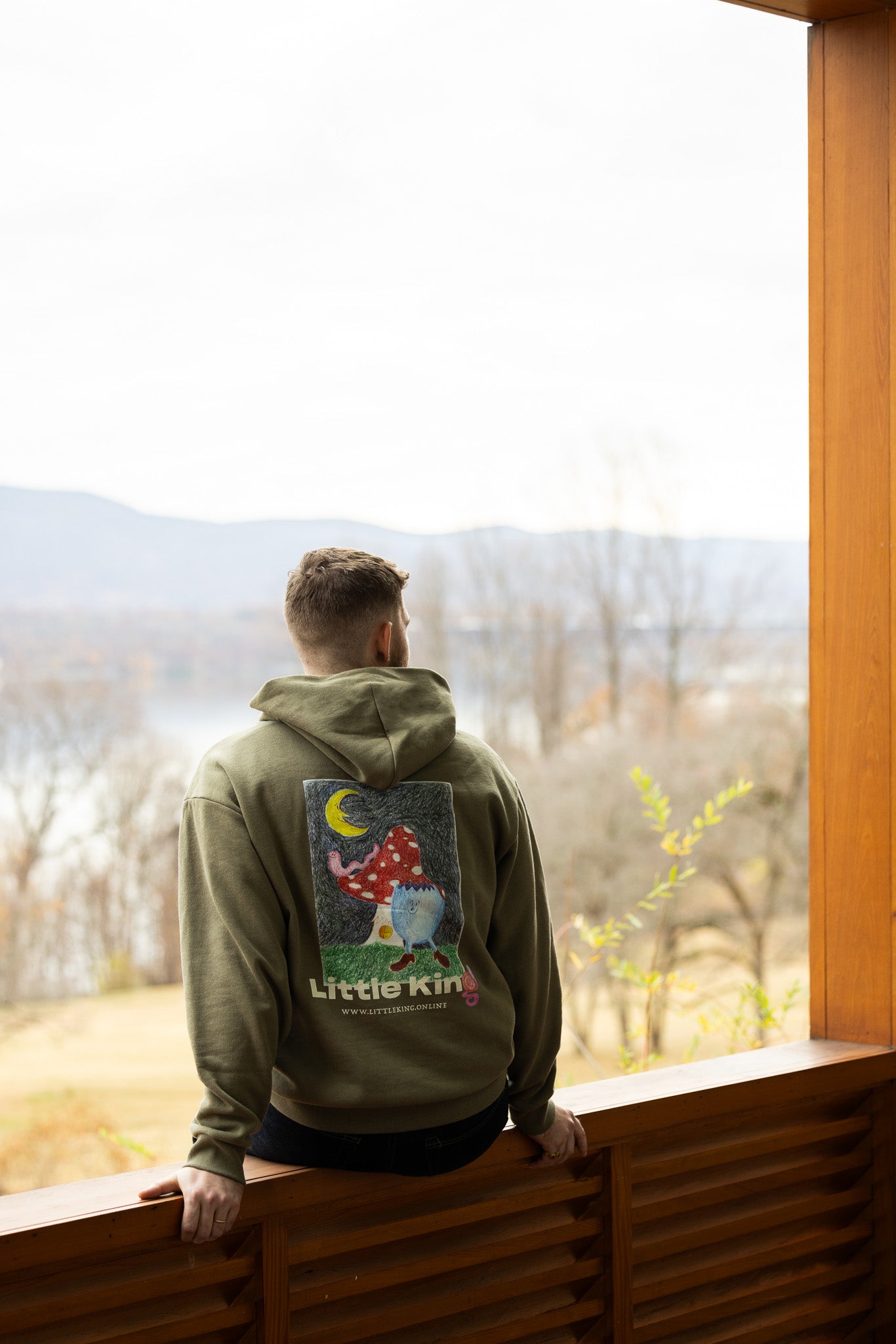 Sakari x Little King Hooded Sweatshirt
