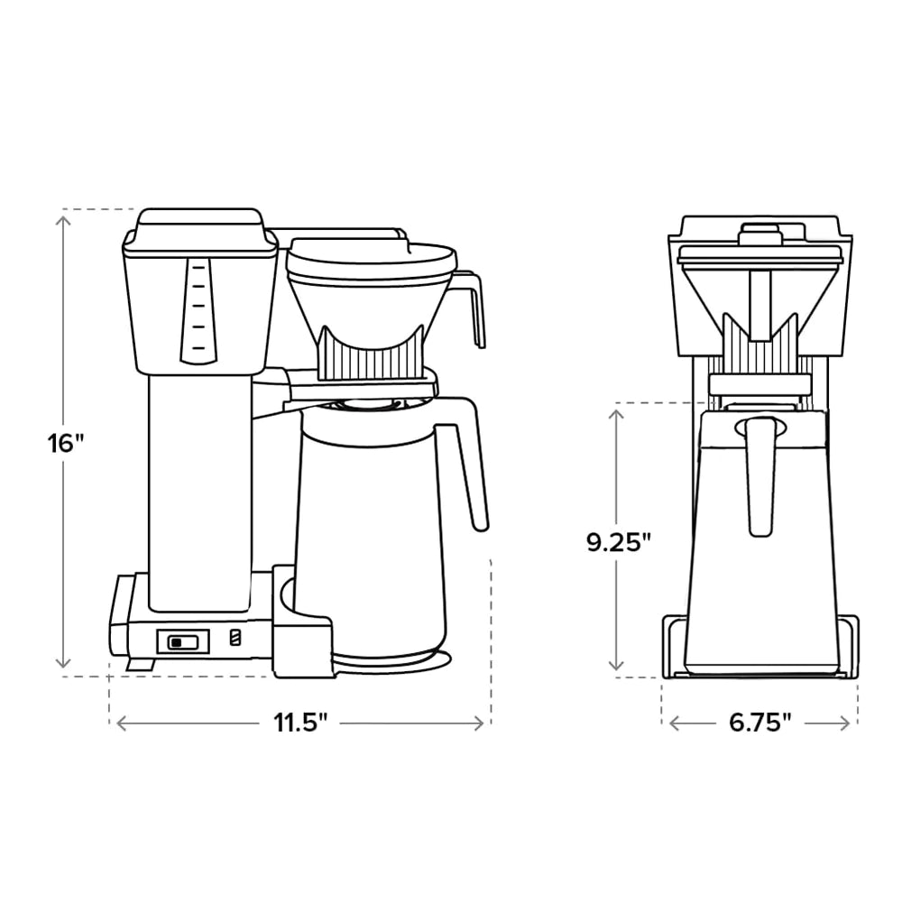 Moccamaster KBGT Thermal Carafe Brewer