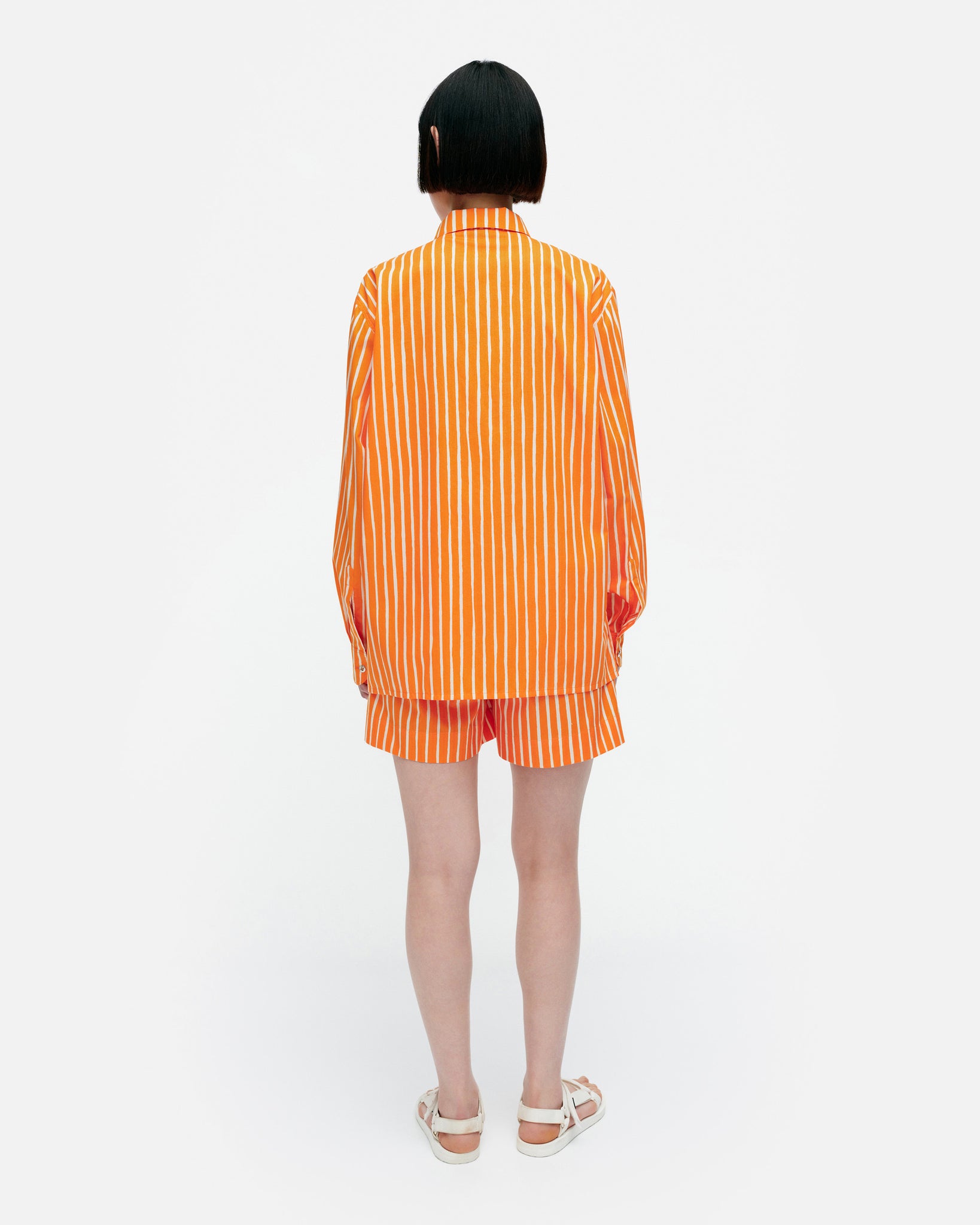 Jokapoika Shirt - Orange + White