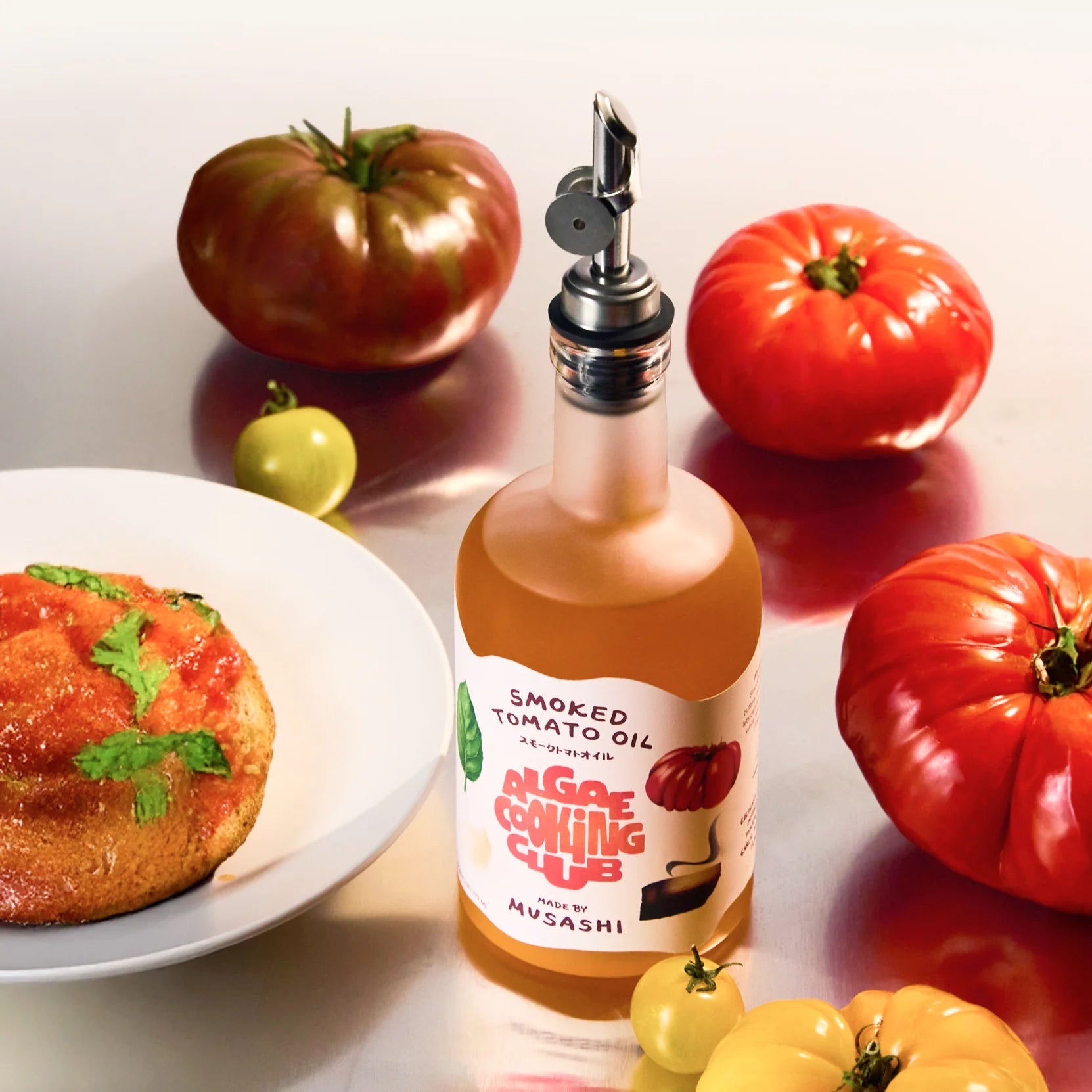 Chef Musashi's Smoked Tomato Oil