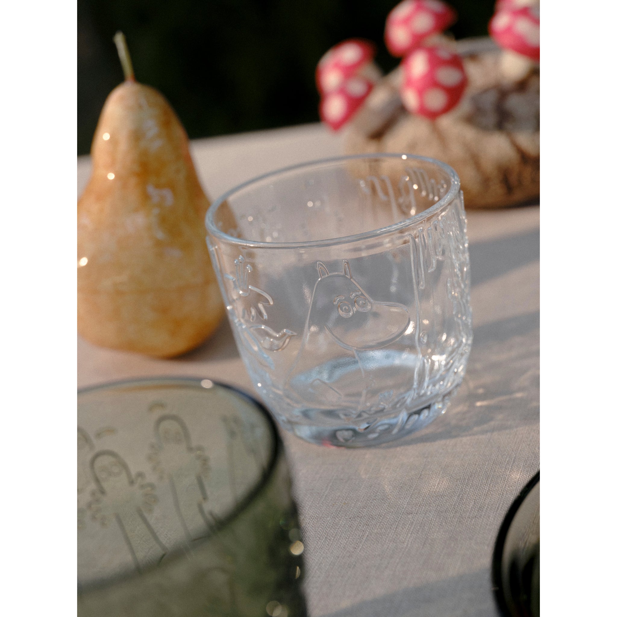 Moomin Clear Glass Tumblers, Set of 2