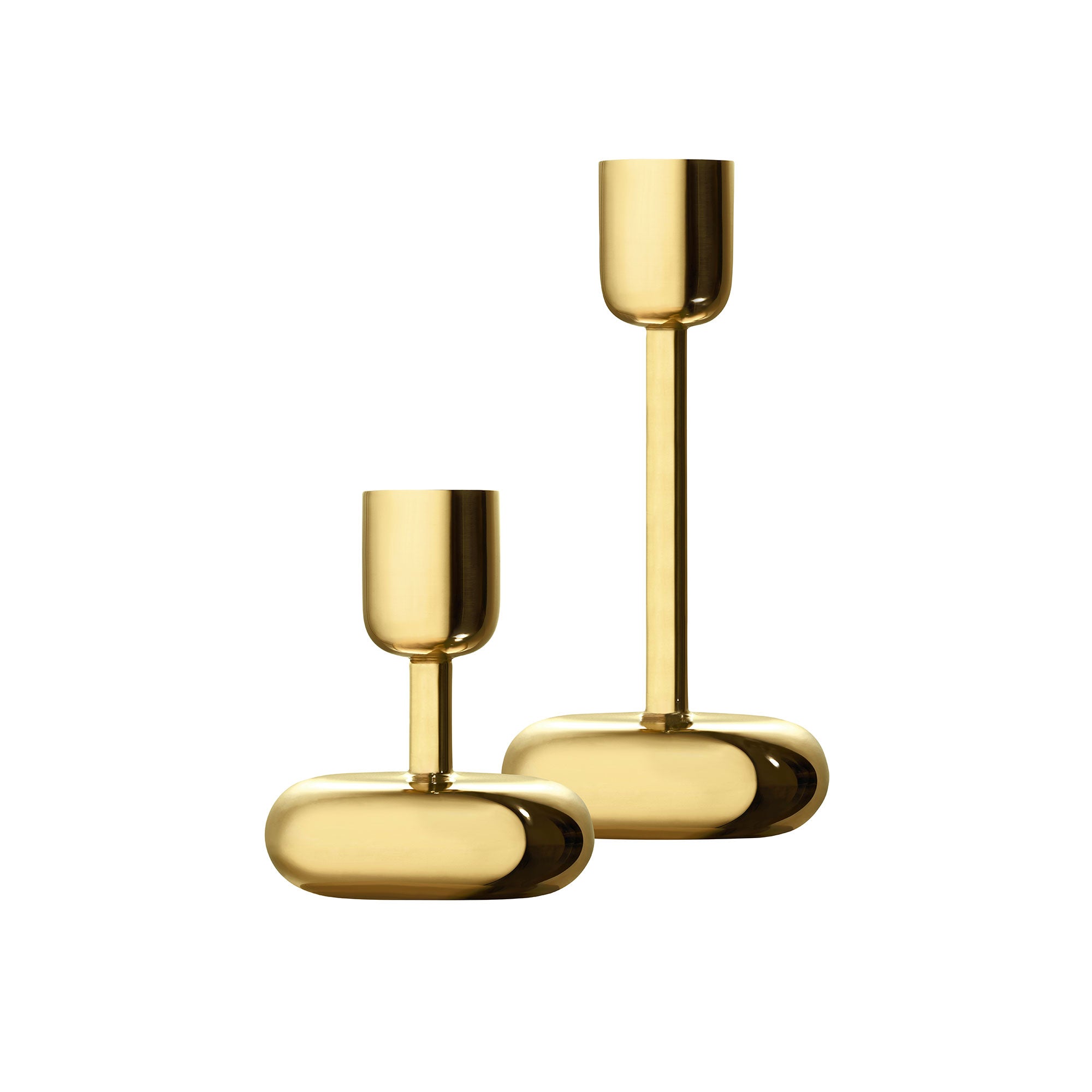 Nappula Candleholder, Brass, Set of 2