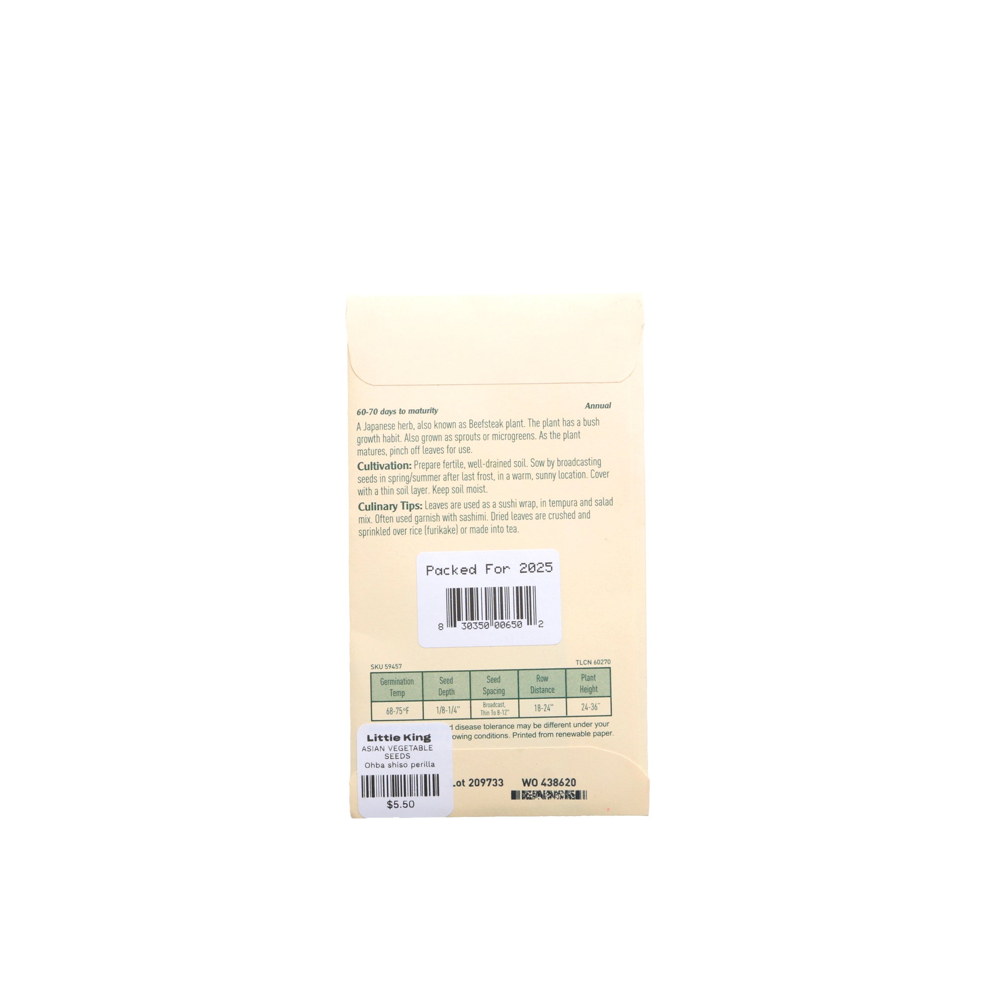 Asian Vegetable Seeds