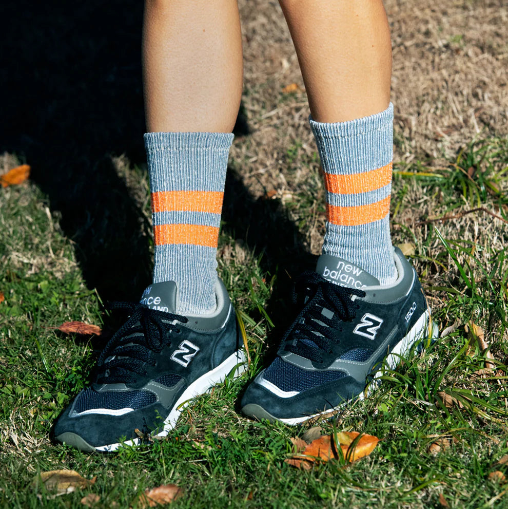Pile Stripe Marl Socks
