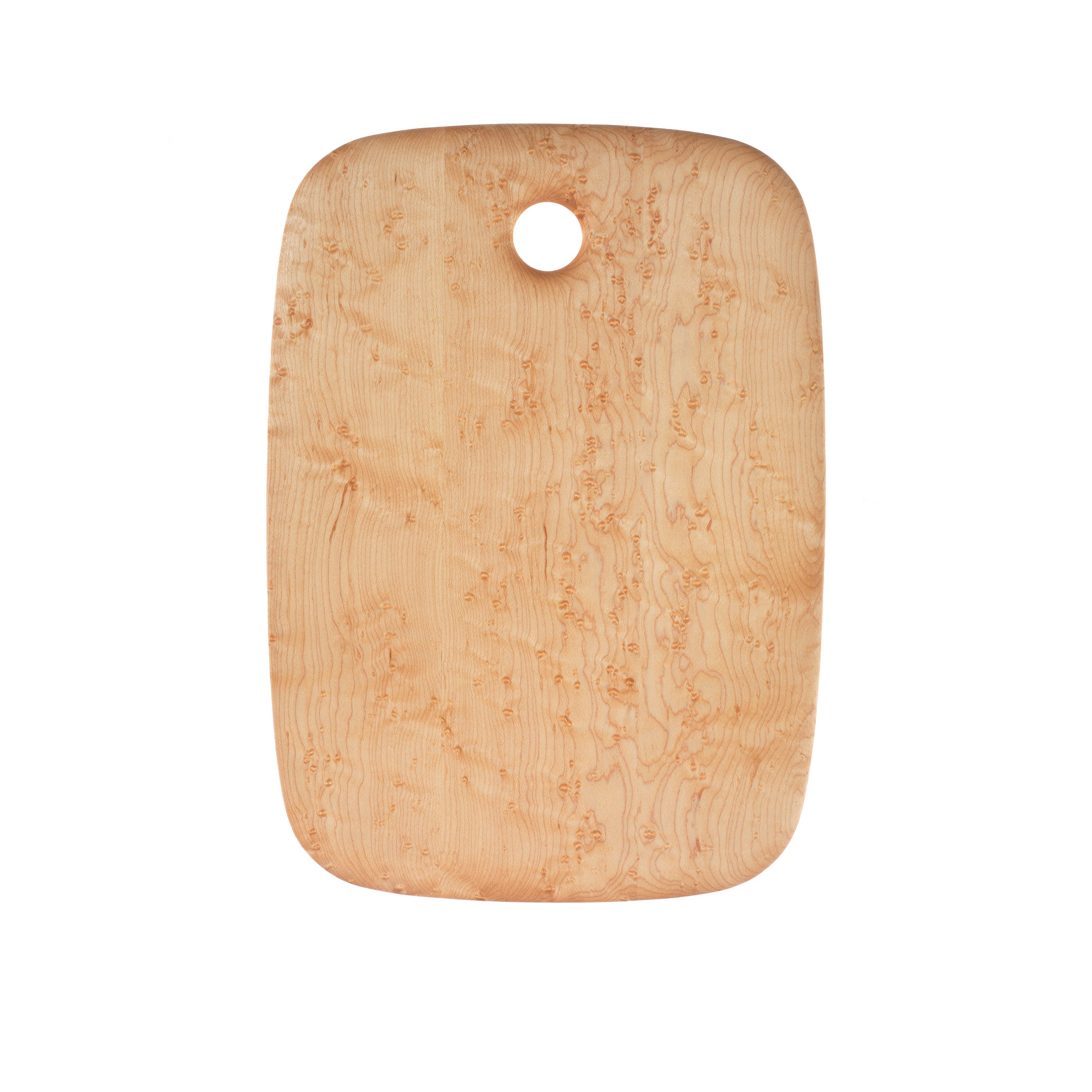 Bird's-Eye Maple Cutting Board, Wide Rectangle