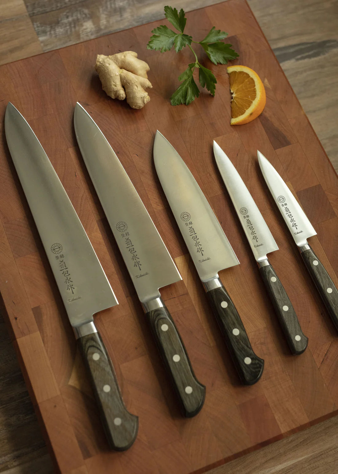SEM Series Semi-Stainless Santoku, 7 in