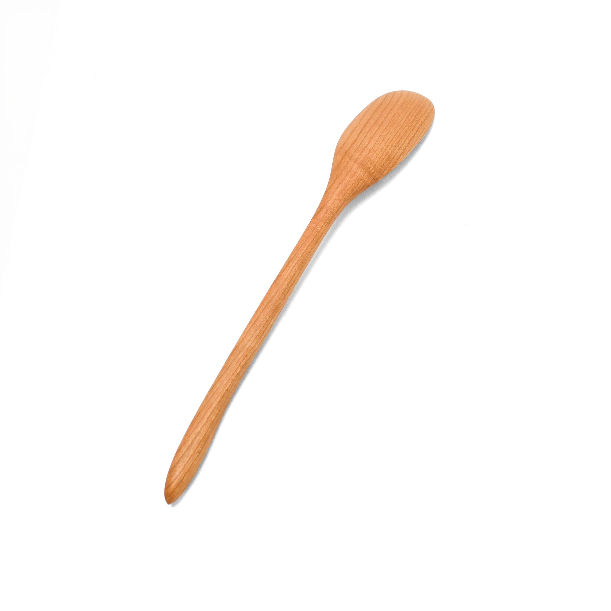 Cherry Wood Spiral Slim Spoon
