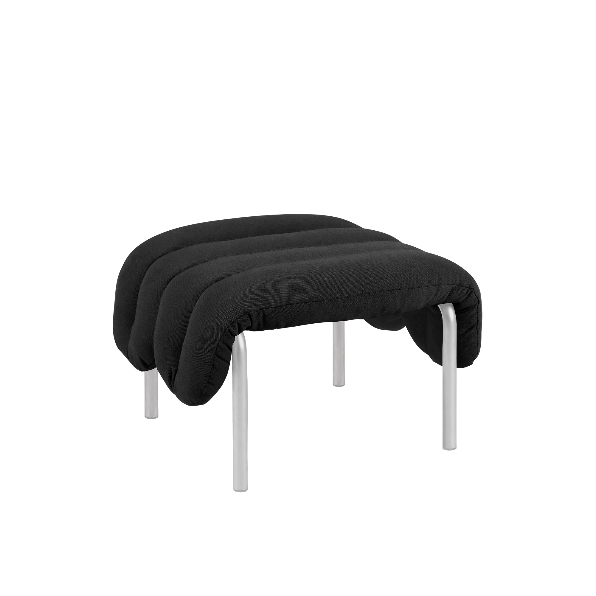 Puffy Ottoman, Stainless Steel
