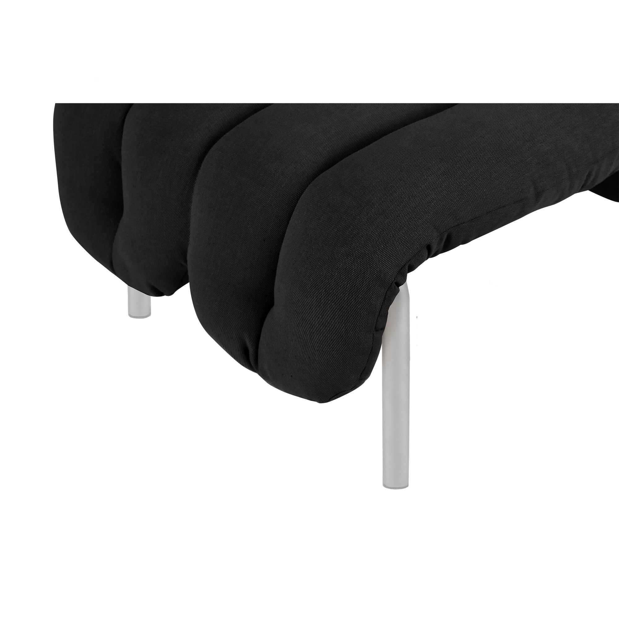Puffy Ottoman, Stainless Steel