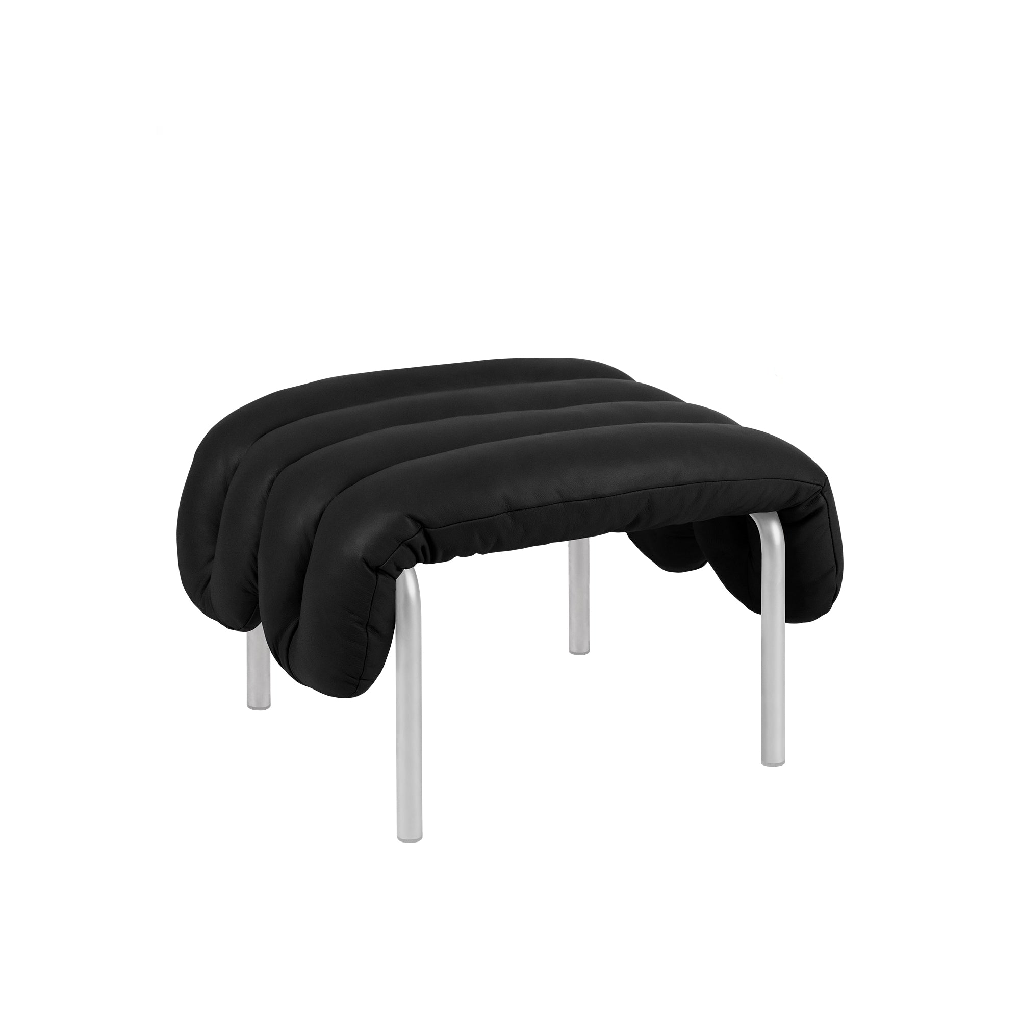Puffy Ottoman, Stainless Steel