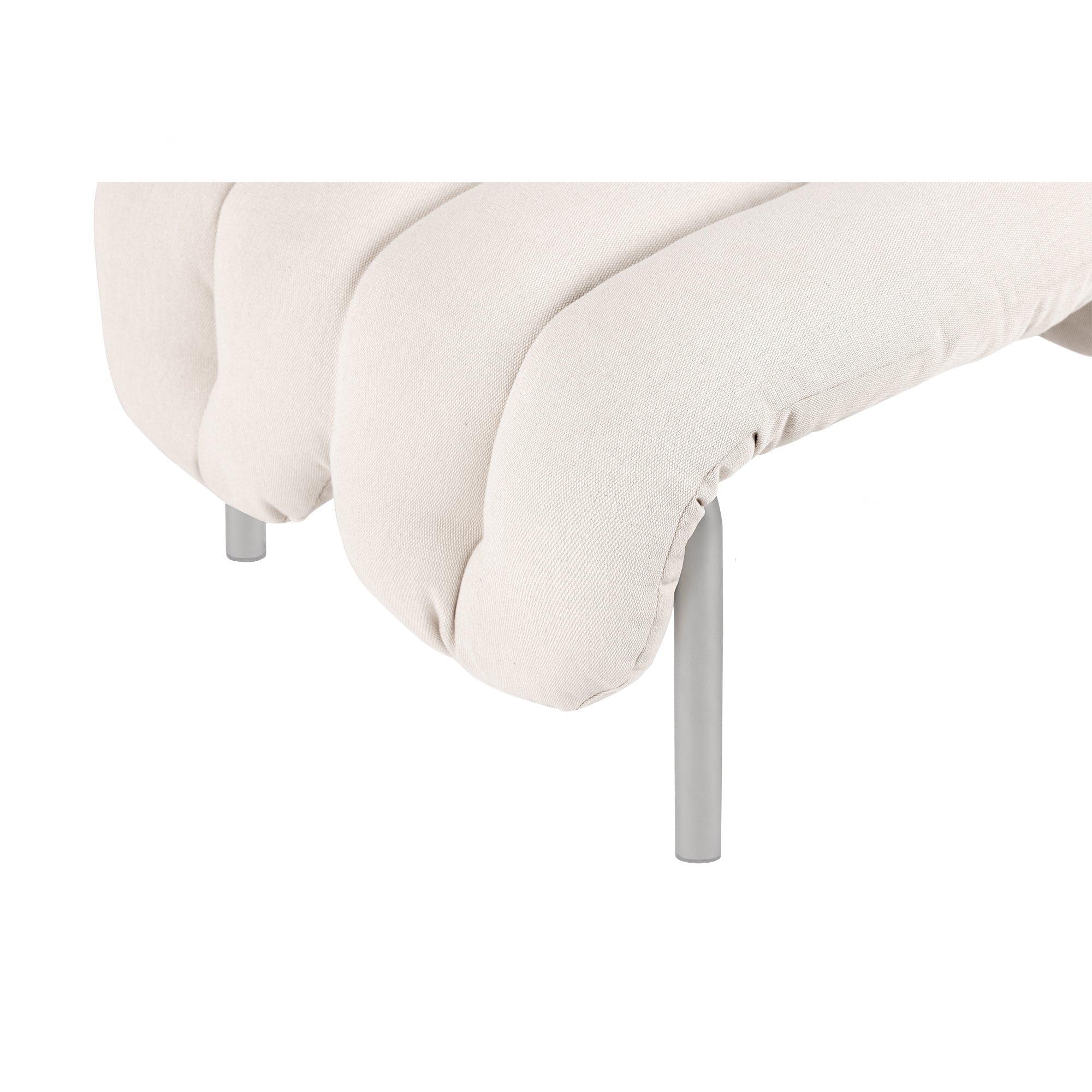 Puffy Ottoman, Stainless Steel