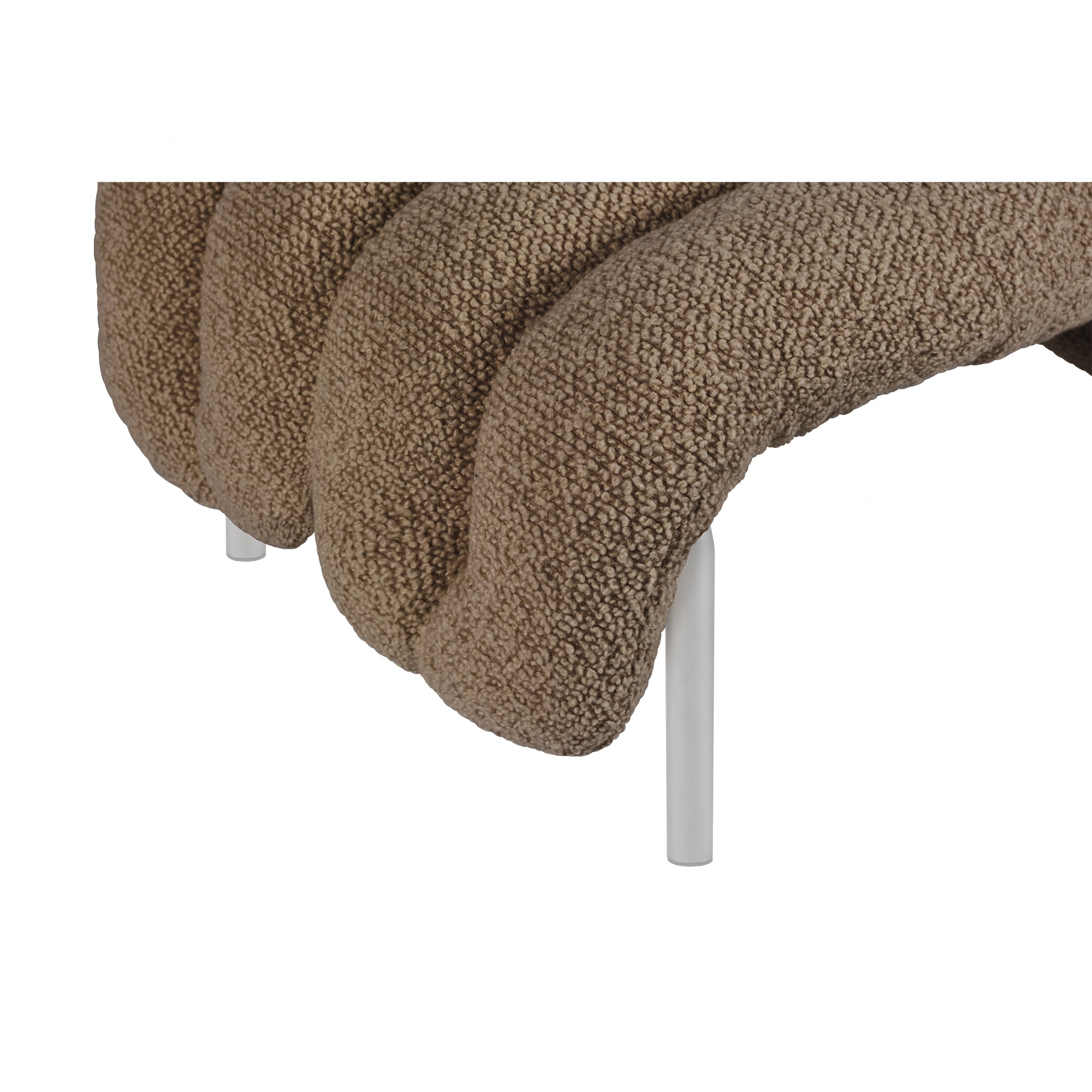 Puffy Ottoman, Stainless Steel