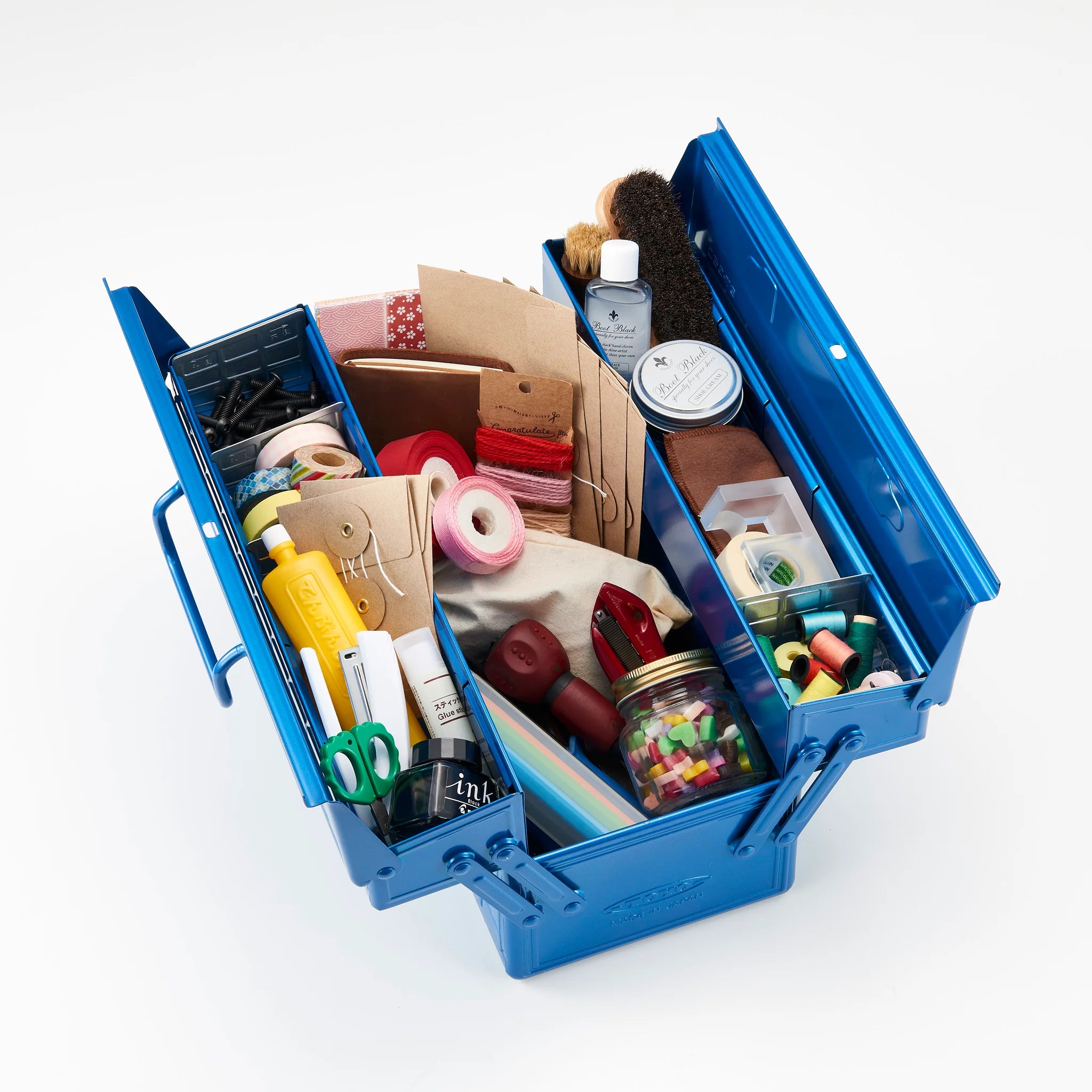 Toyo steel toolbox | Style ST-350 | Cantilever Lid | Upper Storage Toyo steel toolbox | Style ST-350 | Cantilever Lid | Upper Storage