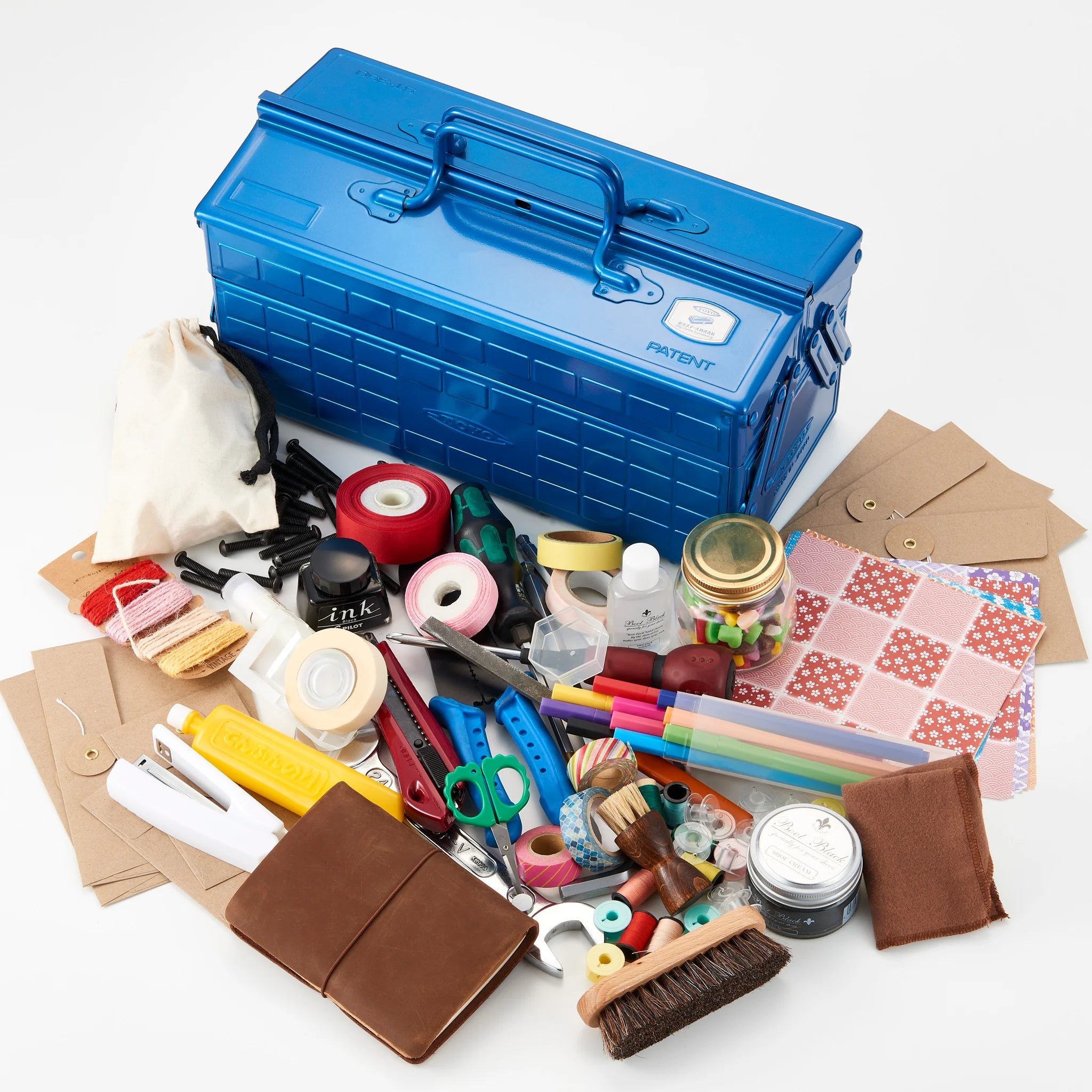 Toyo steel toolbox | Style ST-350 | Cantilever Lid | Upper Storage