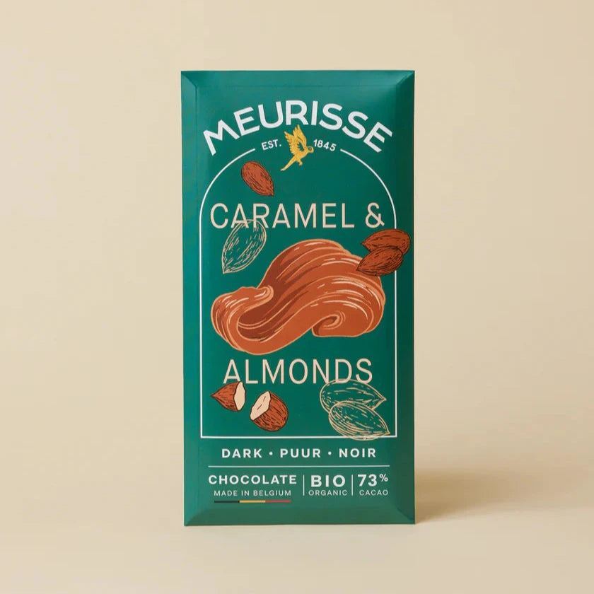 Caramel + Almond - 73% Dark Chocolate