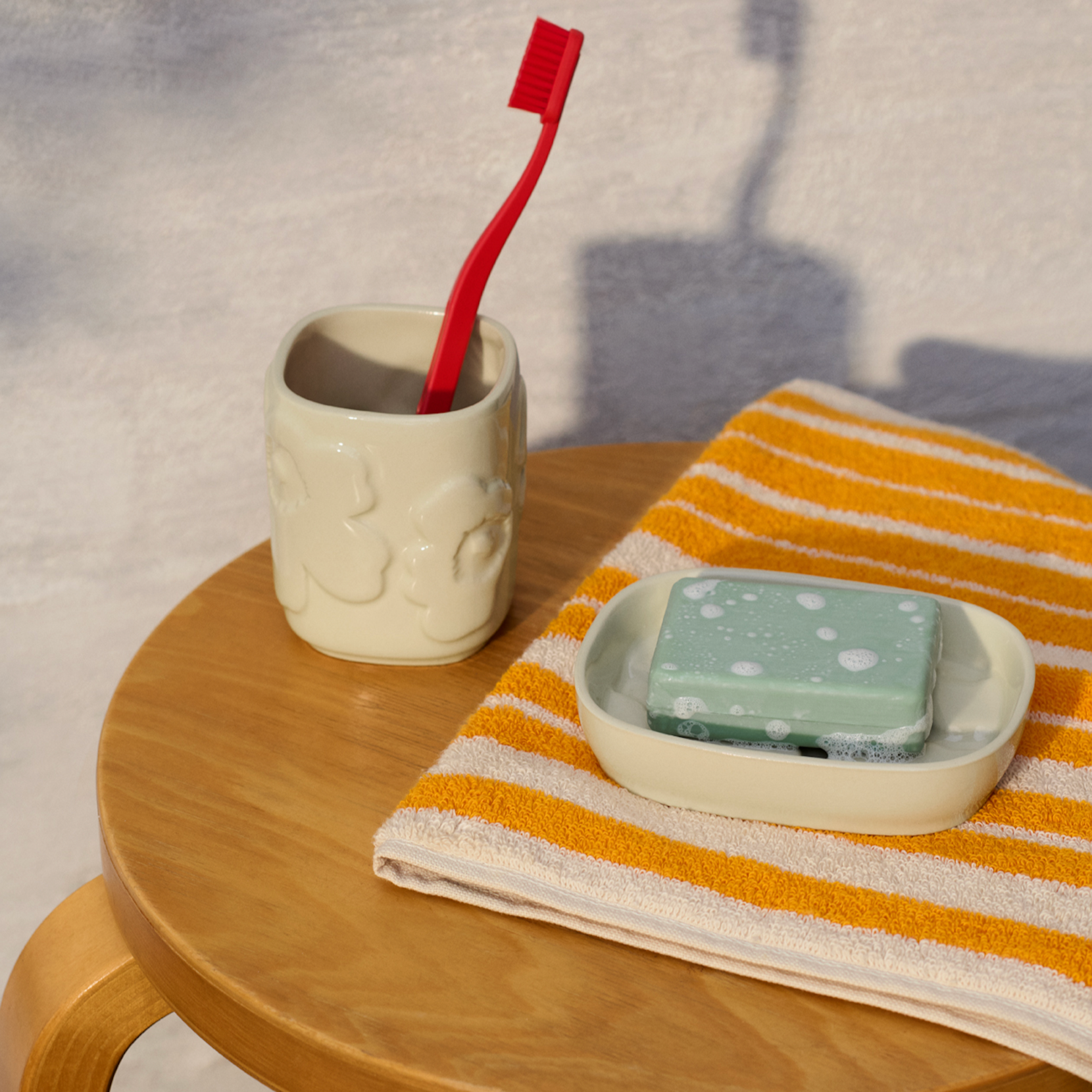 Raide Hand Towel, Orange