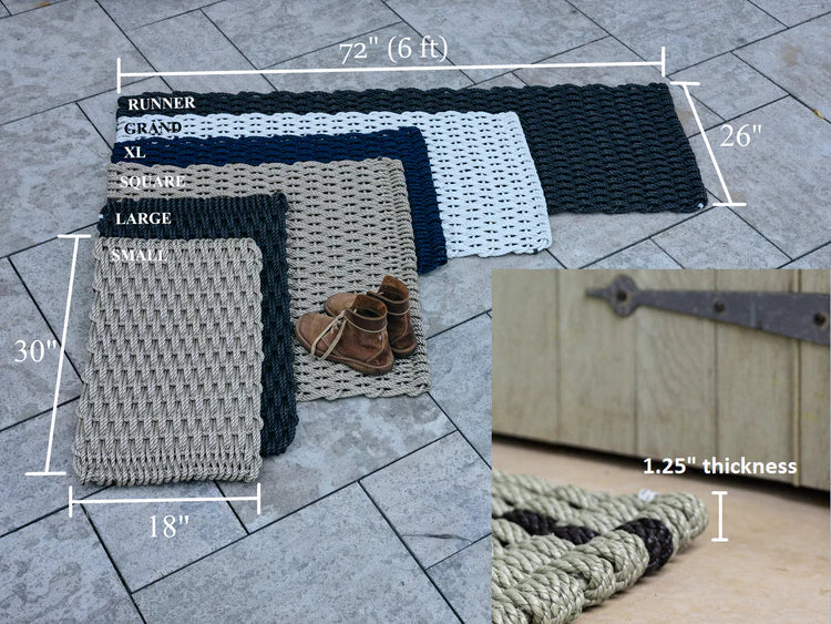 Doormat, Sand + Charcoal